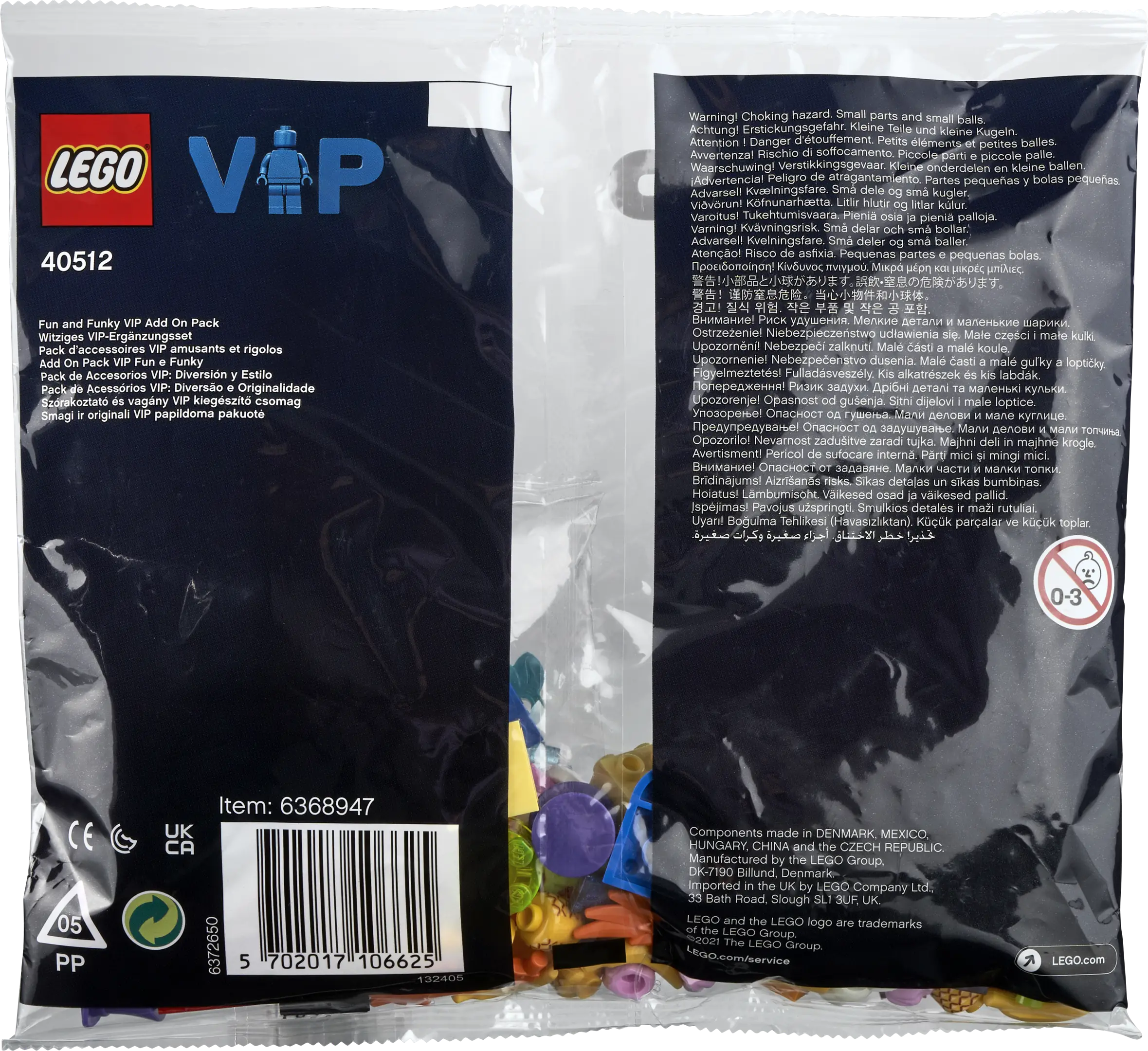 LEGO Fun and Funky VIP Add-On Pack • Set 40512 • SetDB