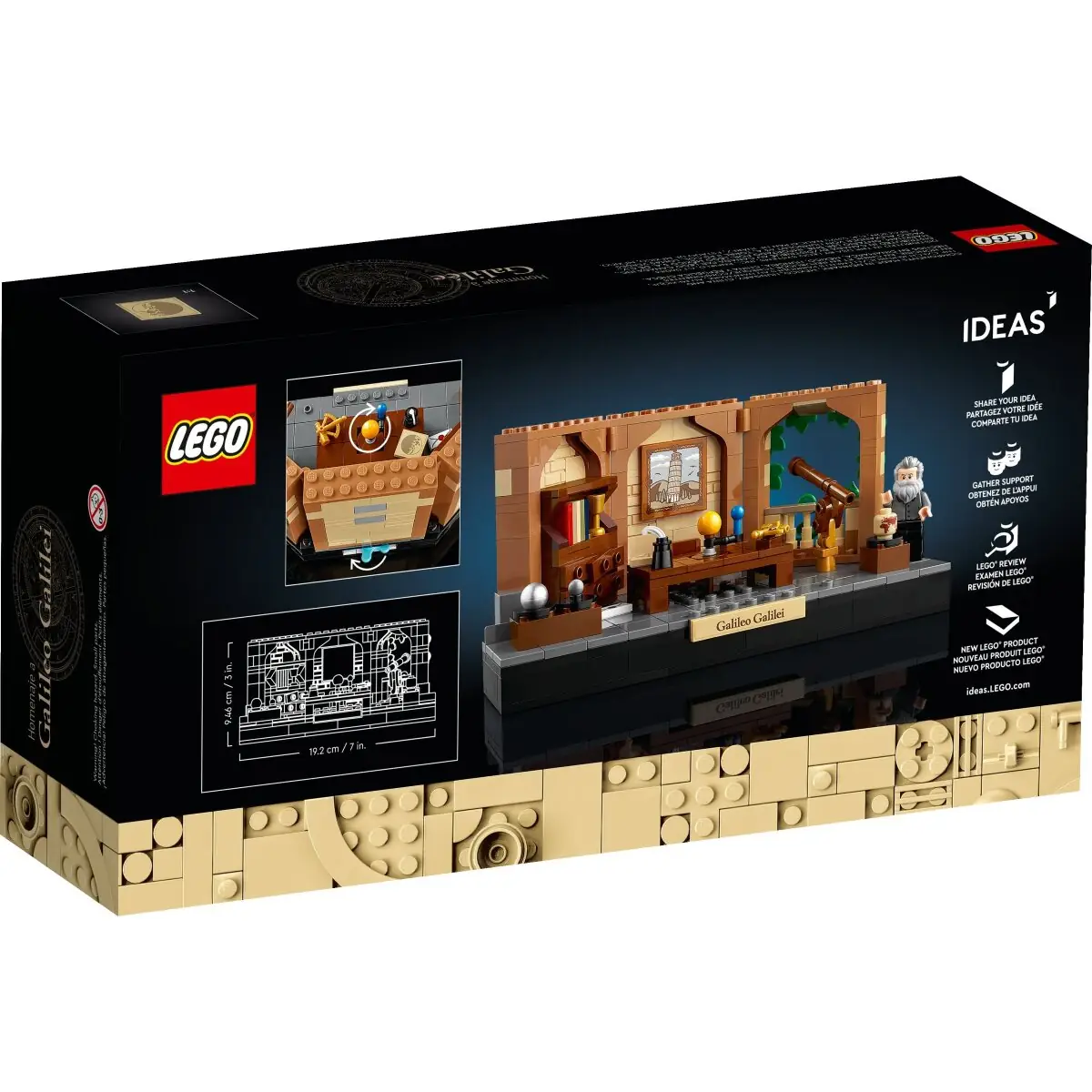 アンティーク雑貨 LEGO Ideas Tribute to Galileo Galilei • Set 40595 • SetDB