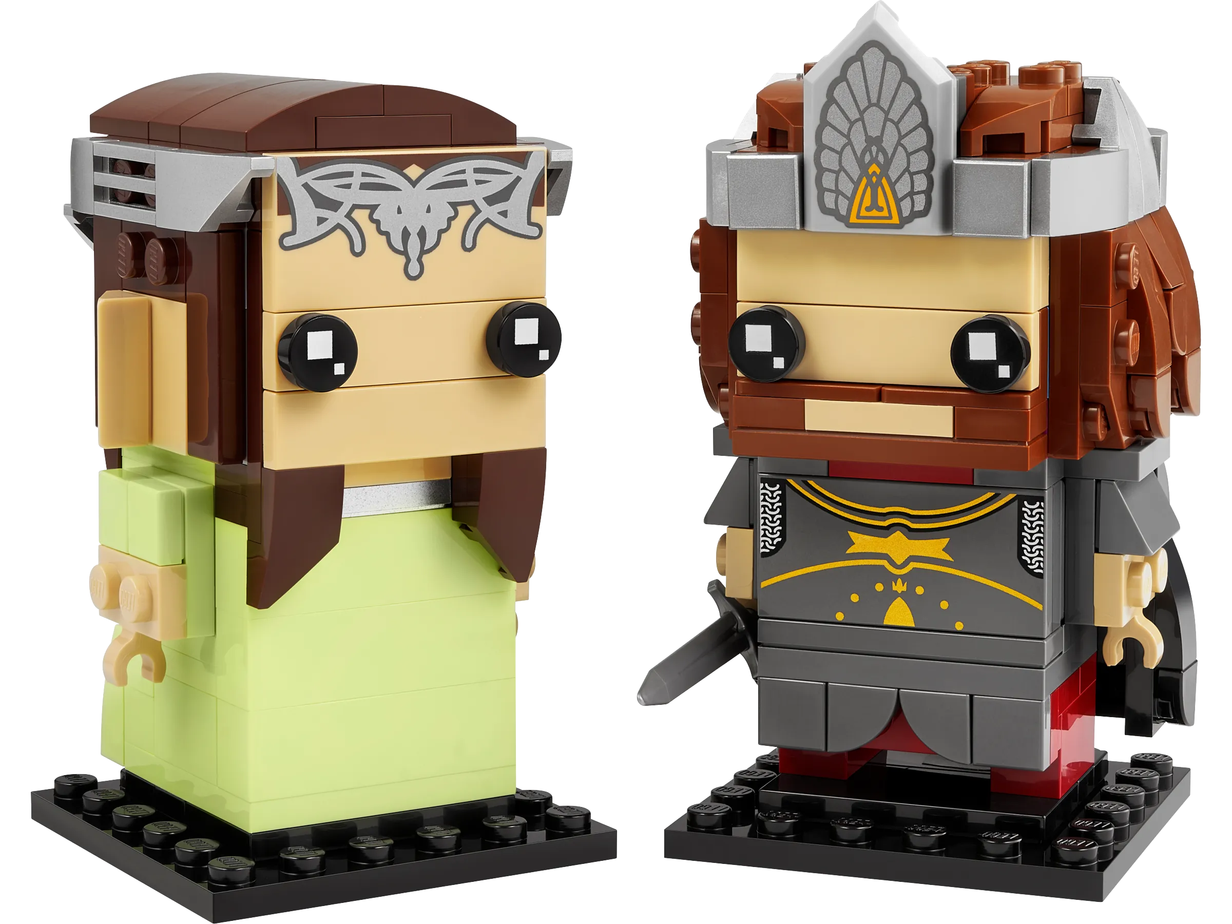 Lego Brick Headz Lord of The Rings 3 Sets: 40630, purchases 40631, 40632