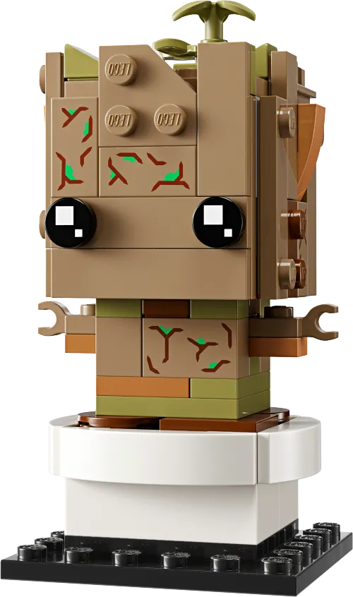 Groot and rocket lego brickheadz sales