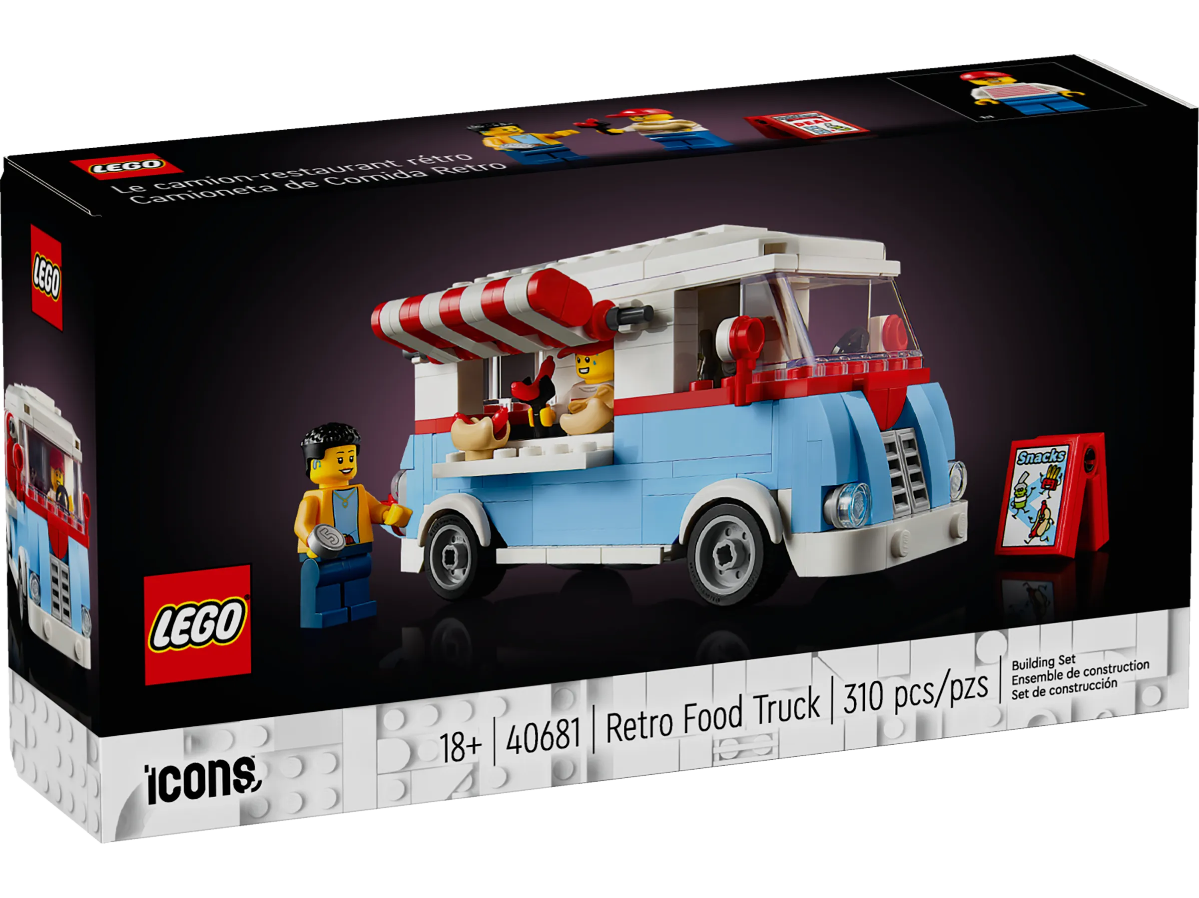 LEGO Icons Retro Food Truck Set 40681 SetDB