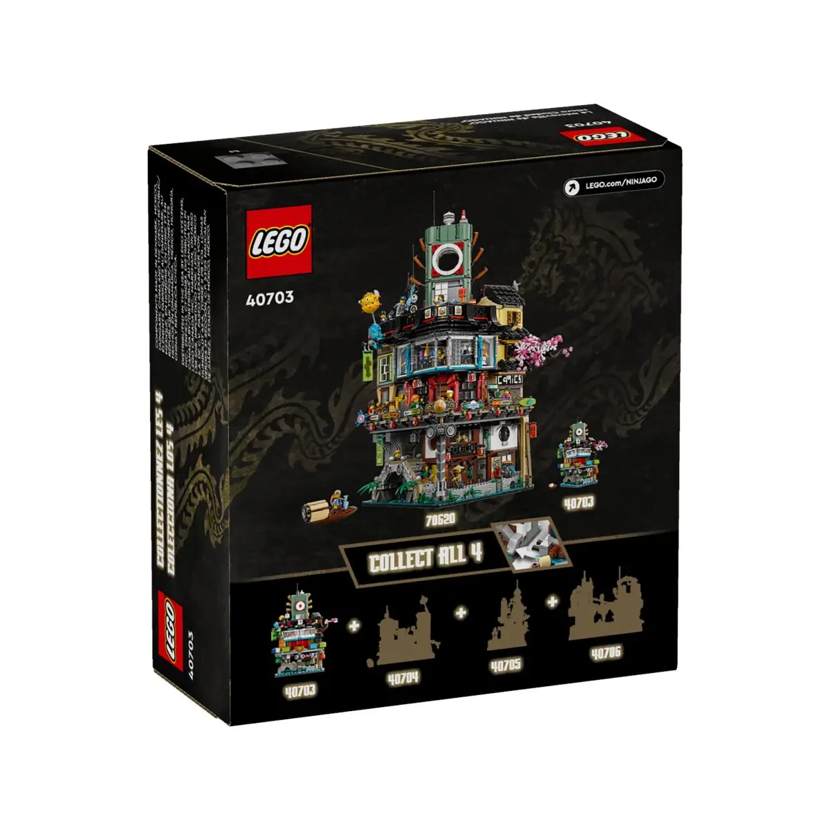 LEGO Micro NINJAGO City • Set 40703 • SetDB • Merlins Bricks
