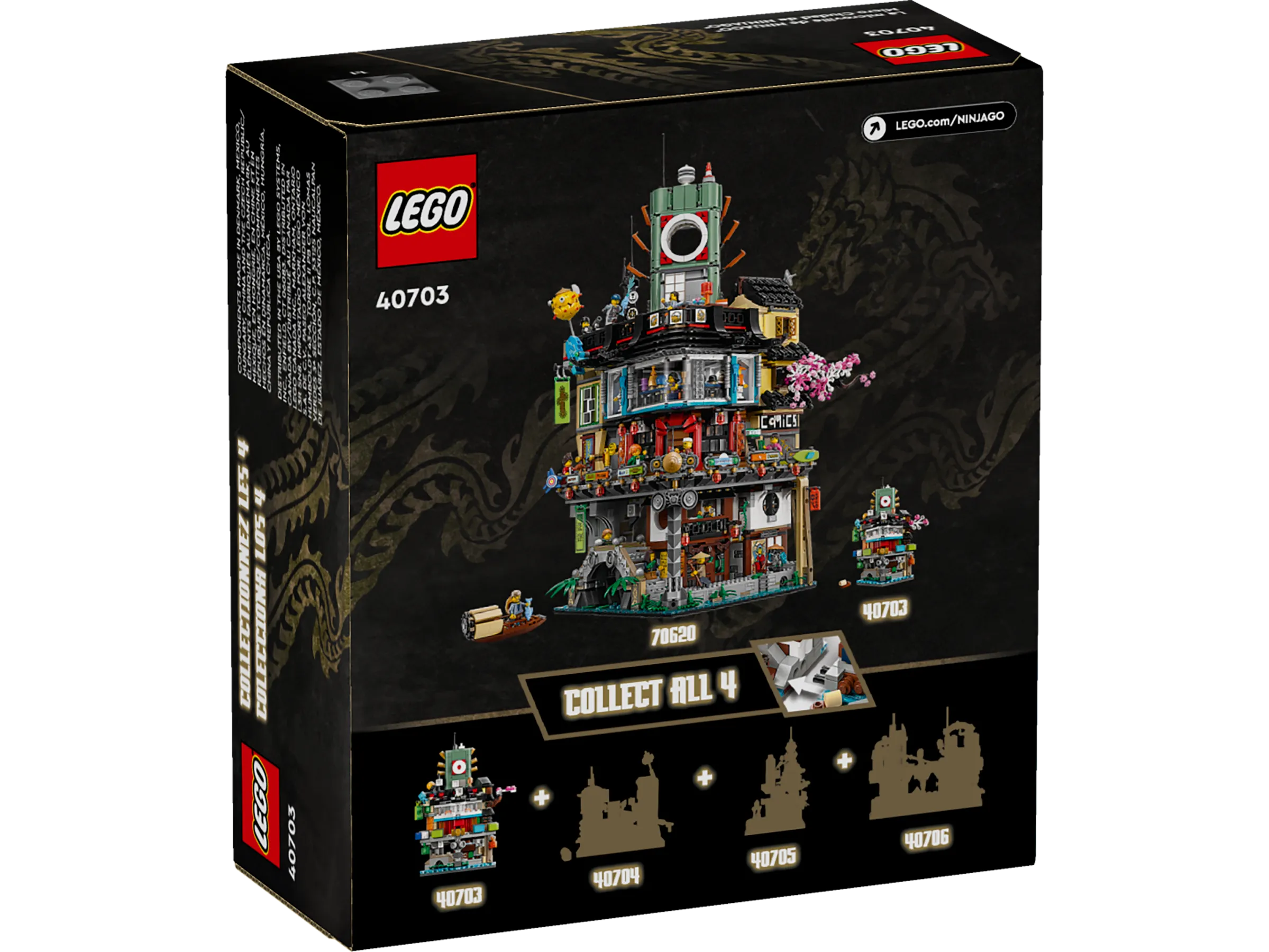 LEGO Micro NINJAGO City • Set 40703 • SetDB • Merlins Bricks