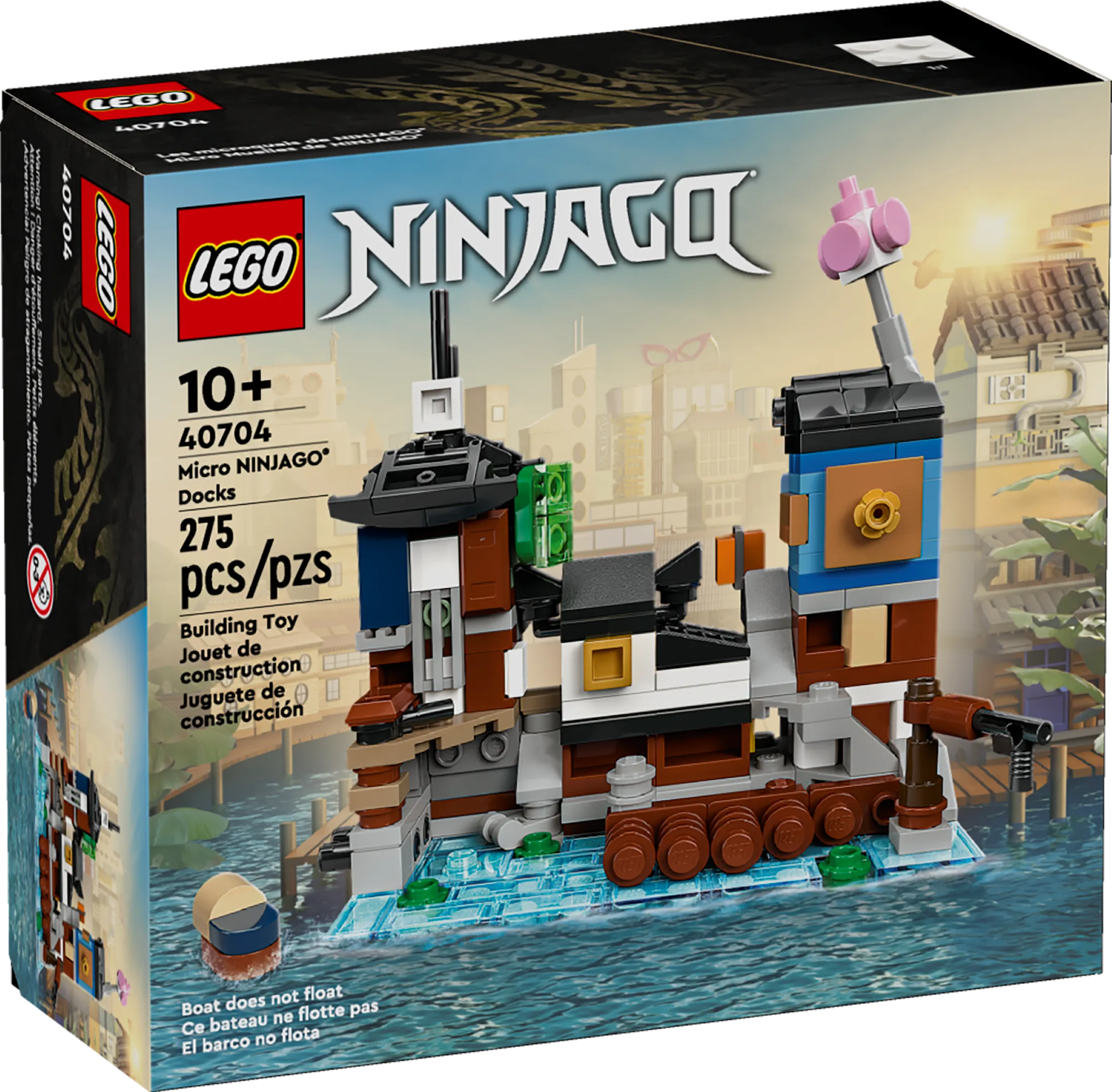 LEGO Micro NINJAGO Docks • Set 40704 • SetDB
