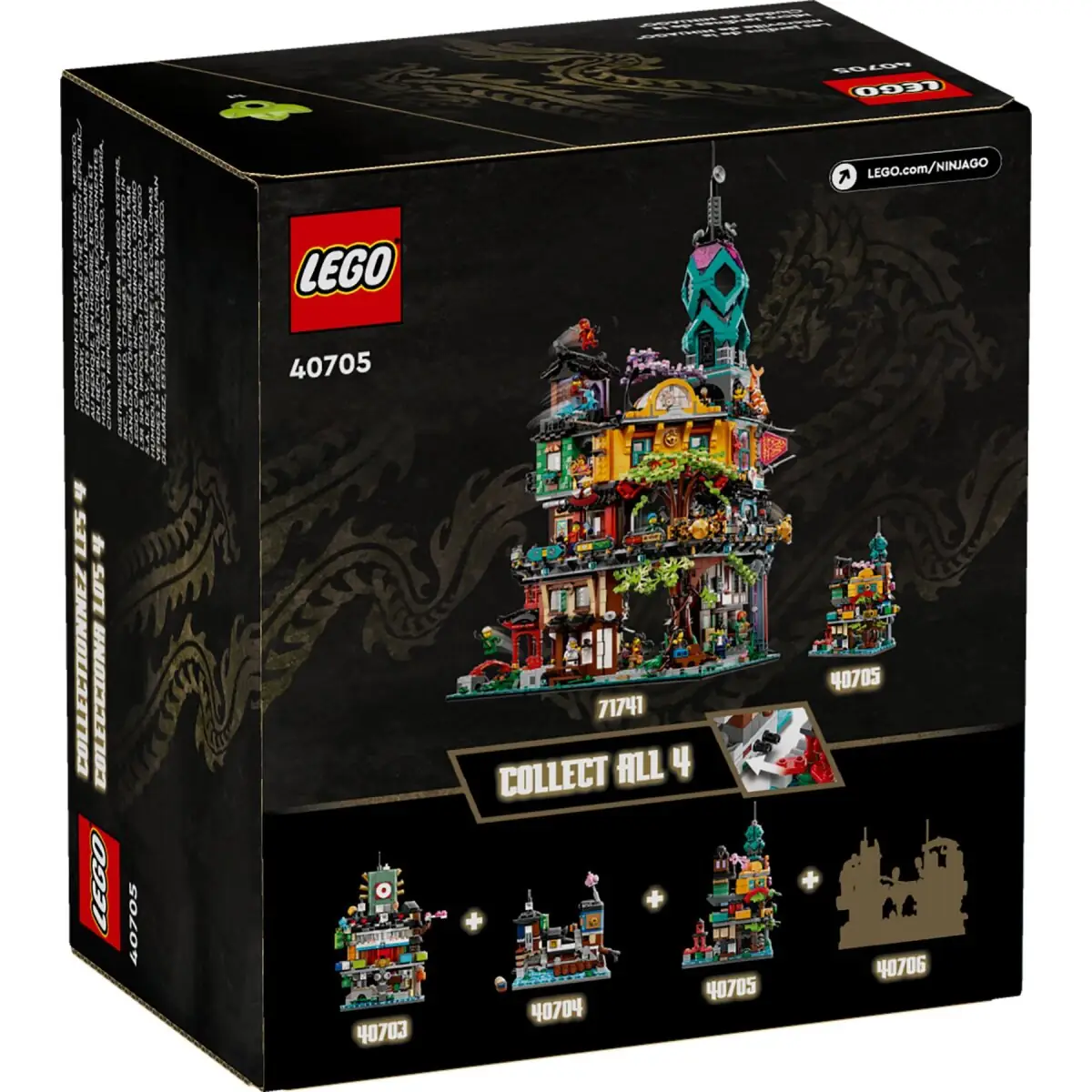 LEGO Micro NINJAGO City Gardens • Set 40705 • SetDB