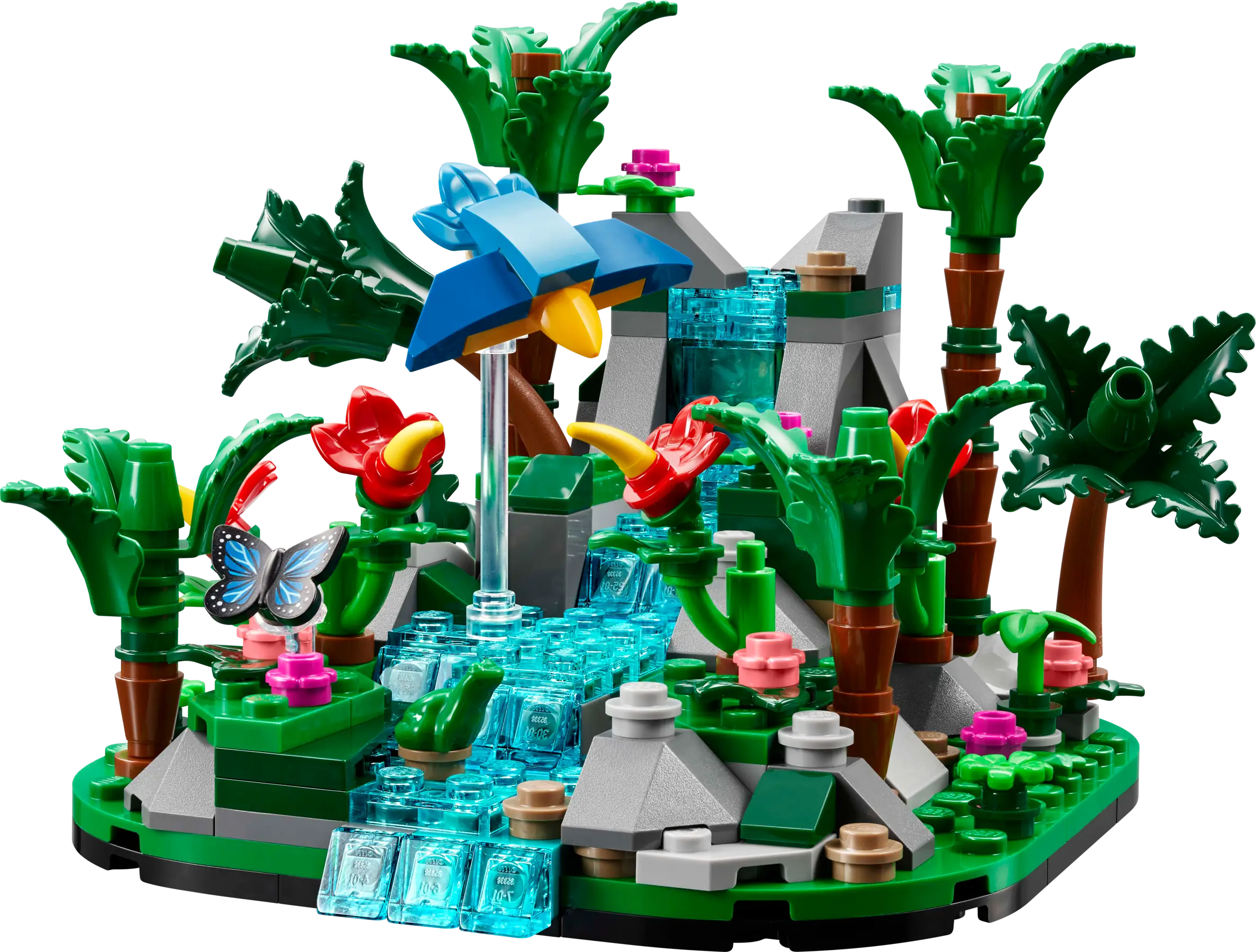 LEGO Tropical Rainforest Diorama • Set 40782 • SetDB