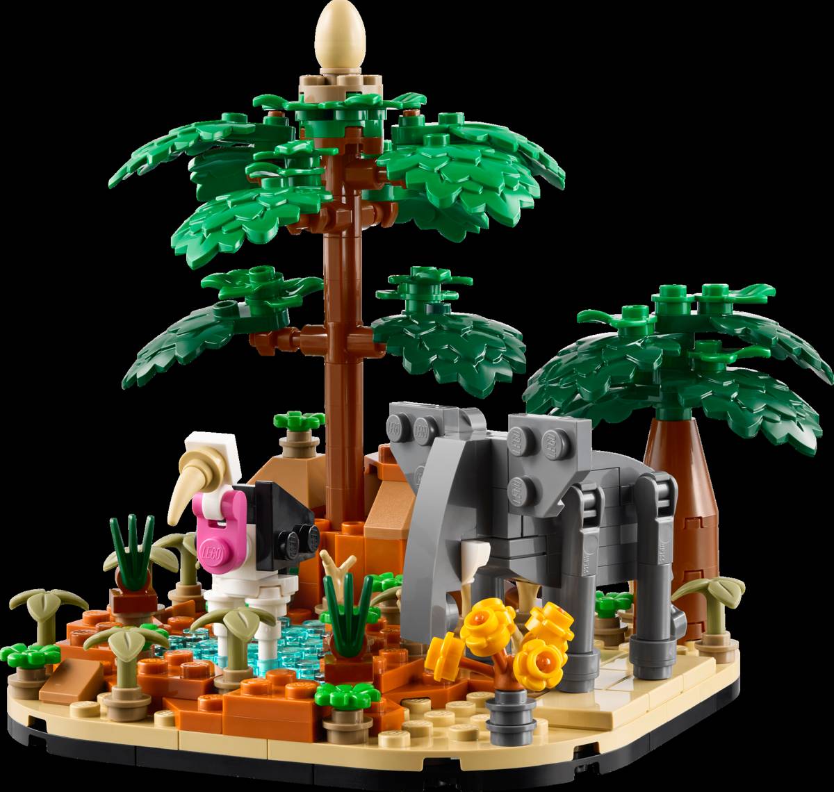 焼肉太郎/Y10-3/Y8-4 LEGO African Savanna Diorama • Set 40784 • SetDB