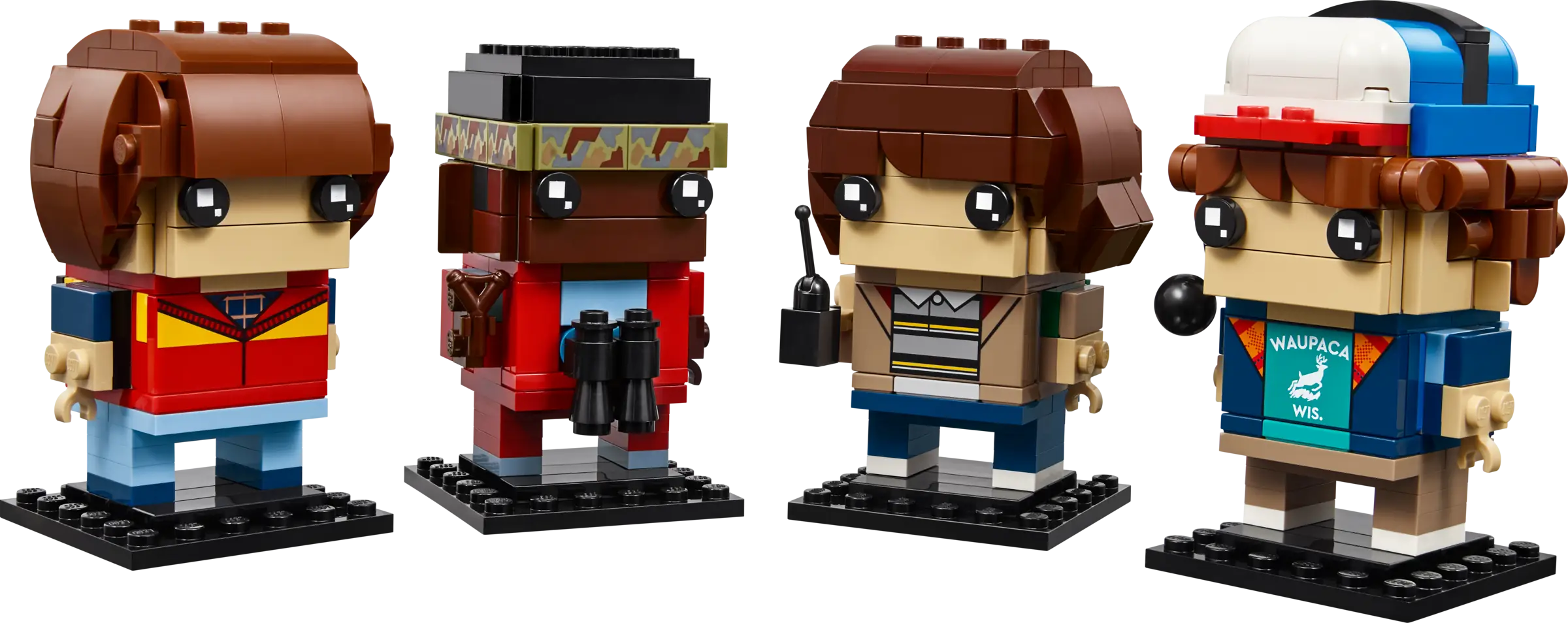 LEGO BrickHeadz Stranger Things Mike, Dustin, Lucas and Will Figures