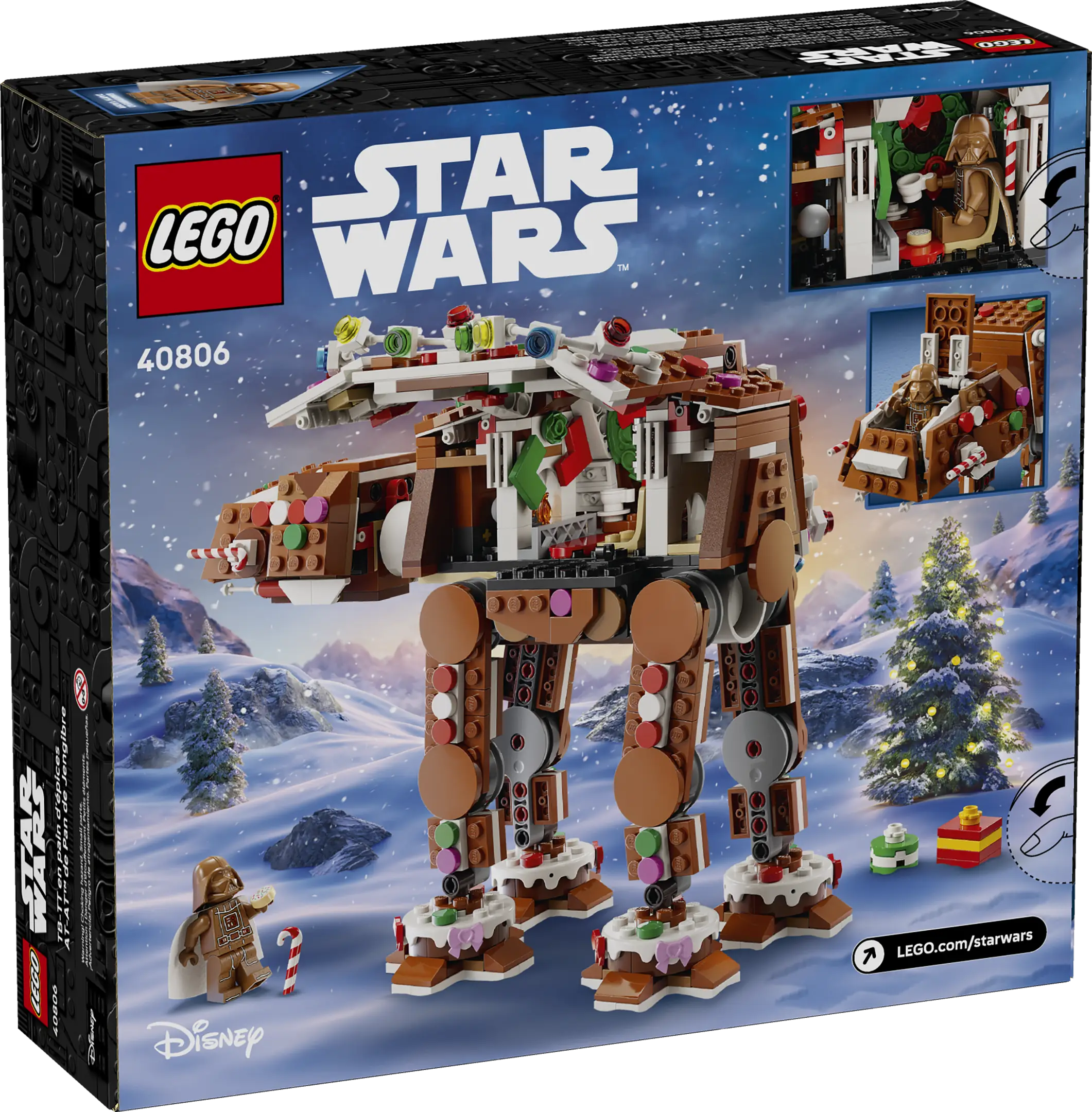 LEGO Star Wars Gingerbread AT-AT Walker • Set 40806 • SetDB
