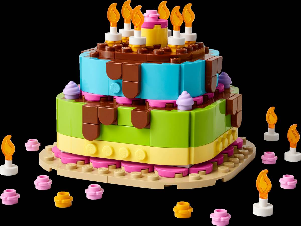 LEGO Holiday Birthday Party Cake • Set 40815 • SetDB