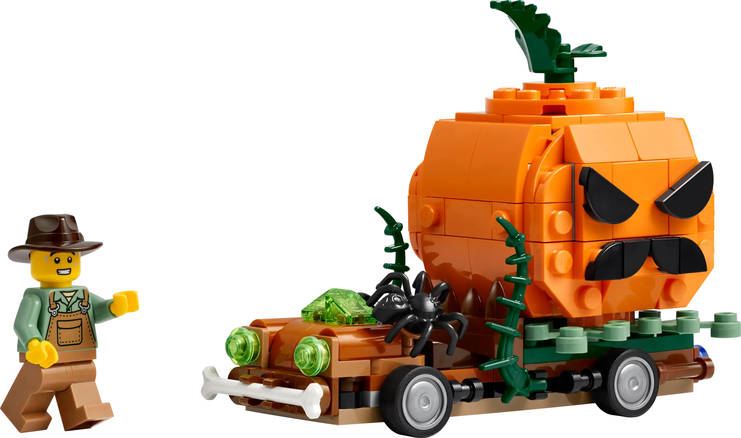 LEGO Holiday Jack-O'-Lantern Pickup Truck • Set 40822 - Main Image