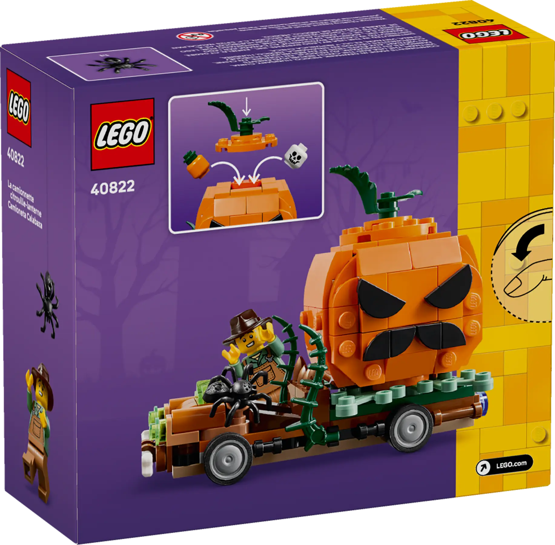 LEGO Holiday Jack-O'-Lantern Pickup Truck • Set 40822