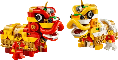 LEGO Holiday Lion Dance • Set 40915 • SetDB • Merlins Bricks