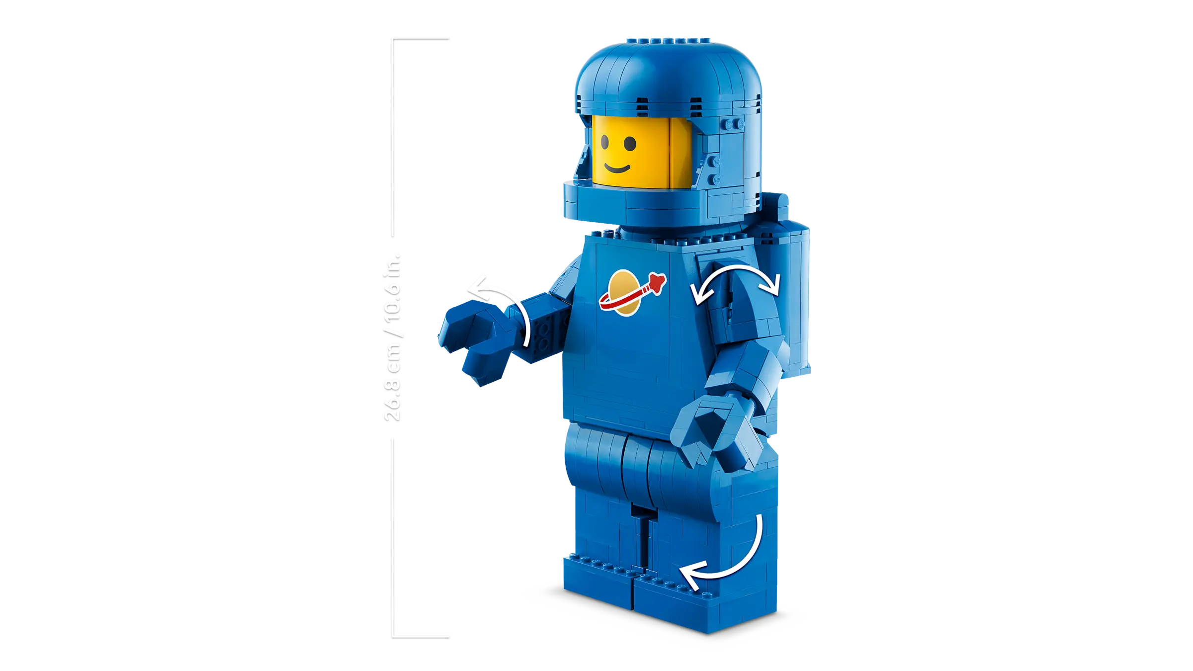 LEGO Minifigures Up-Scaled Blue Astronaut Minifigure