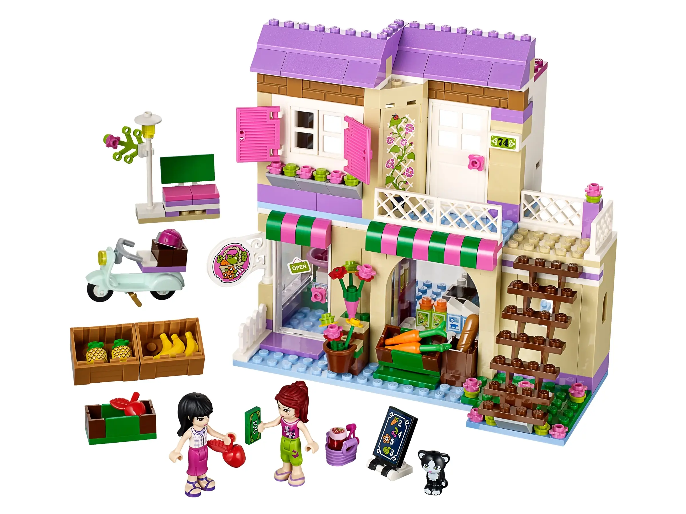 LEGO Friends Heartlake Food Market • Set 41108 • SetDB