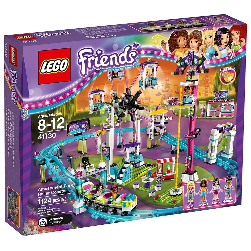 LEGO Friends Amusement Park Roller Coaster • Set 41130