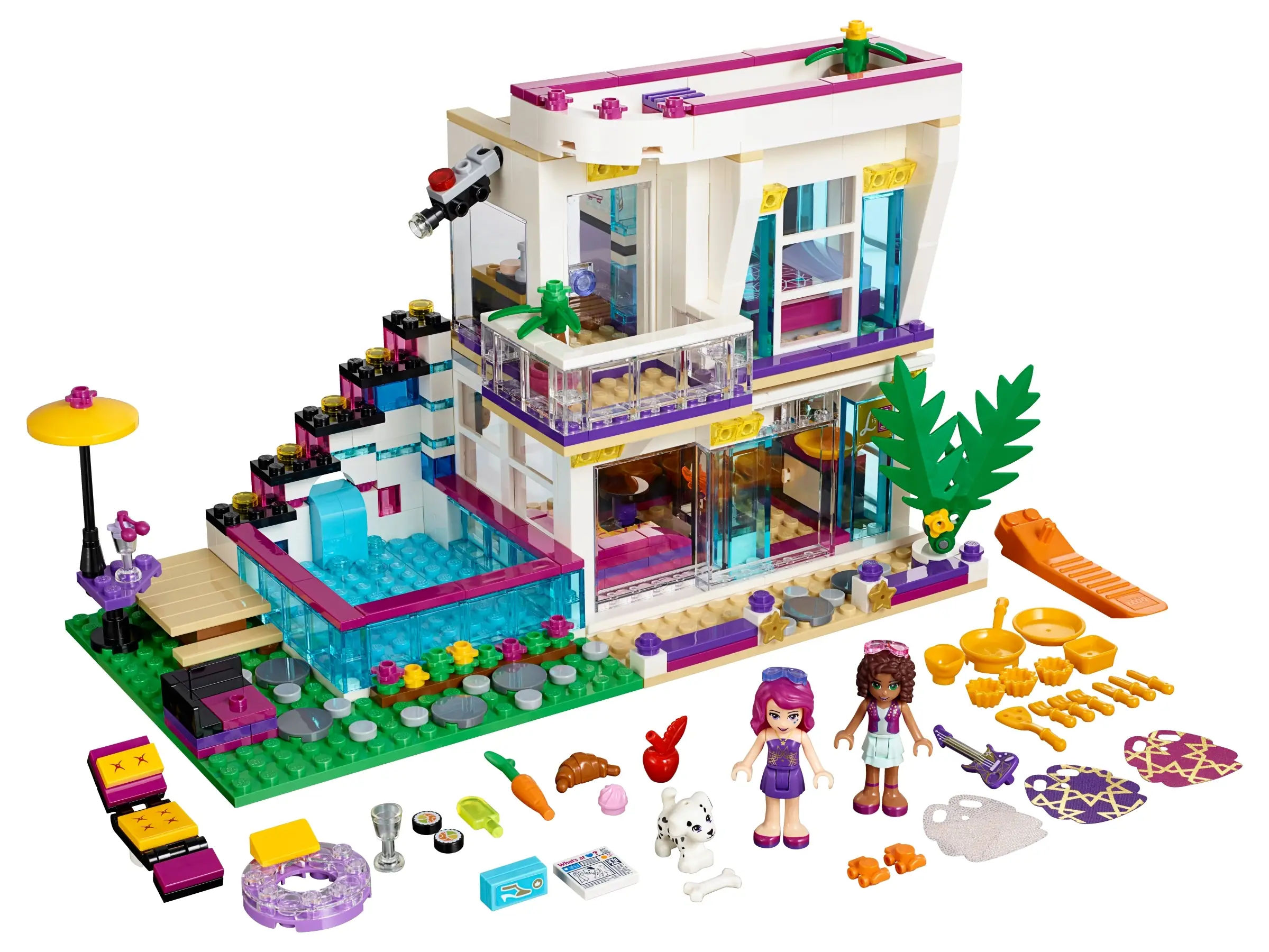 Modern Mansion Lego Friends Biggest Sets LEGO Friends Andrea's