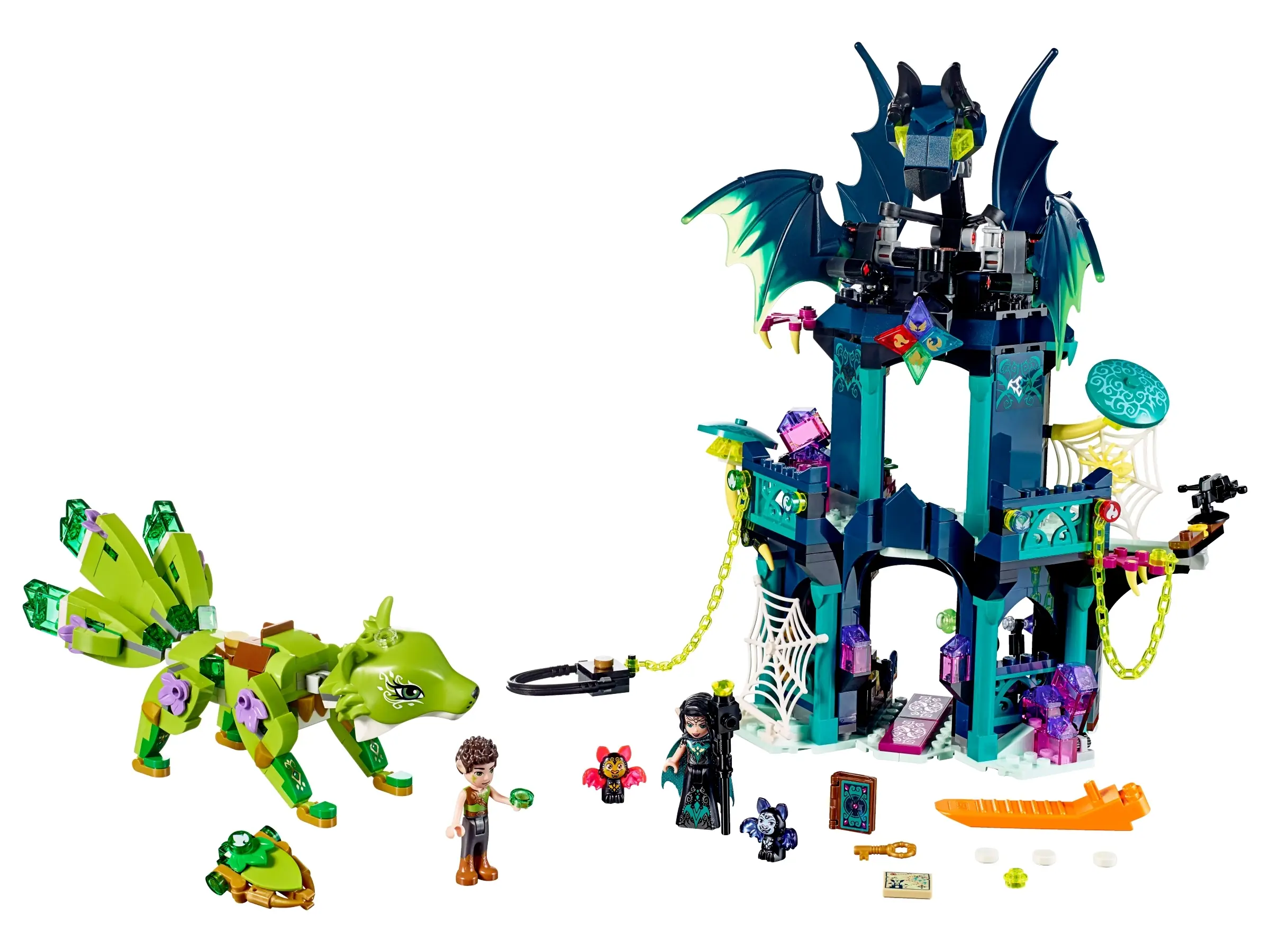 LEGO Elves Noctura s Tower the Earth Fox Rescue