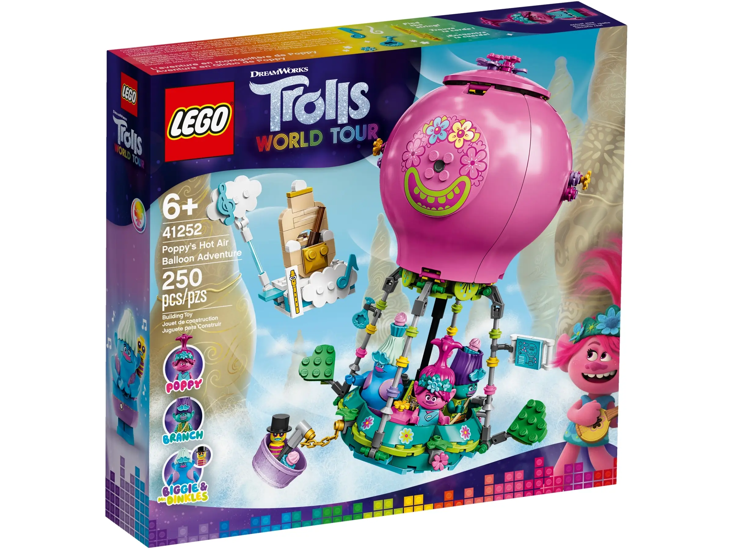 LEGO Trolls World Tour Poppy's Hot Air Balloon Adventure