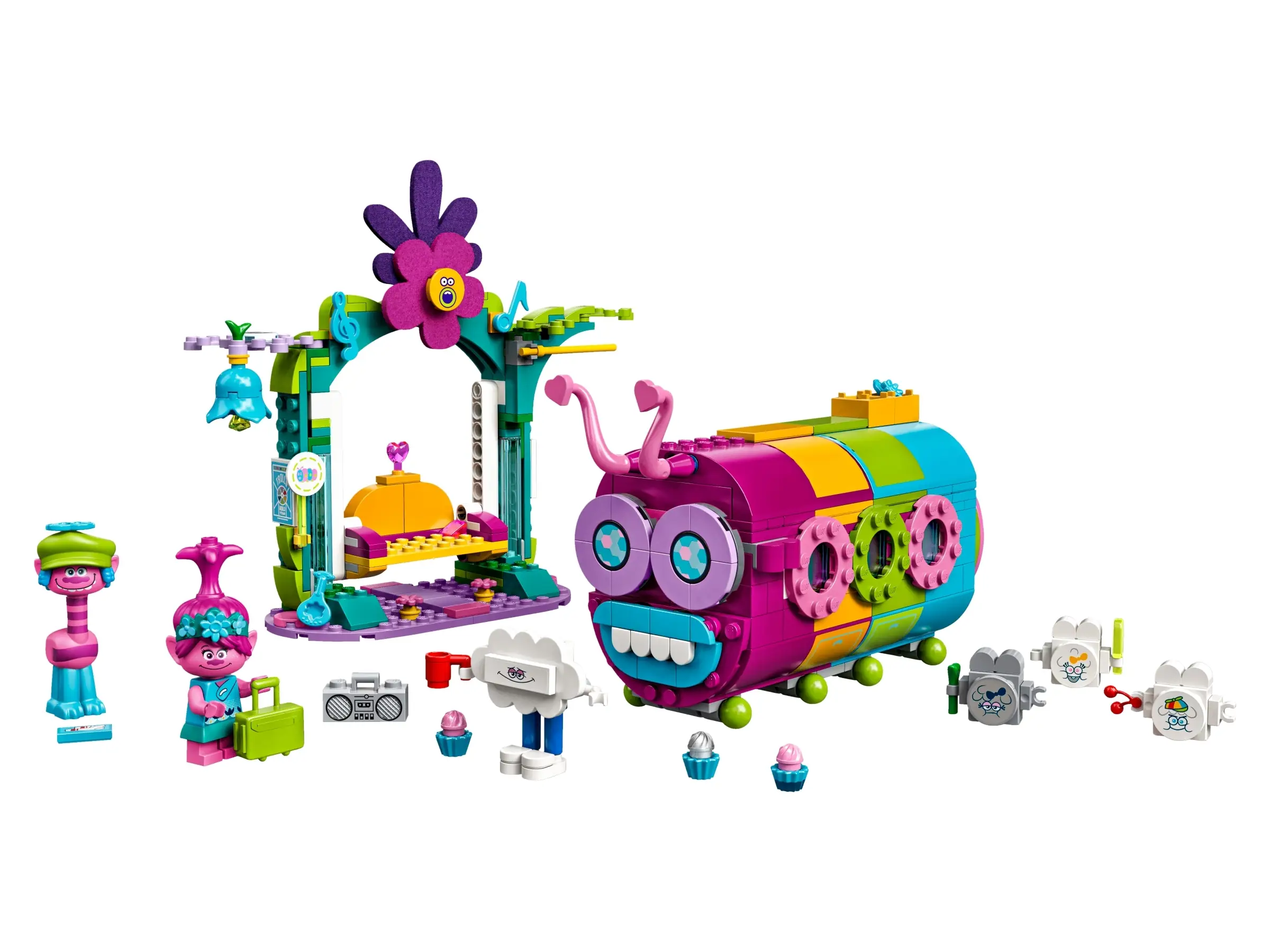 LEGO Trolls World Tour Rainbow Caterbus • Set 41256 • SetDB