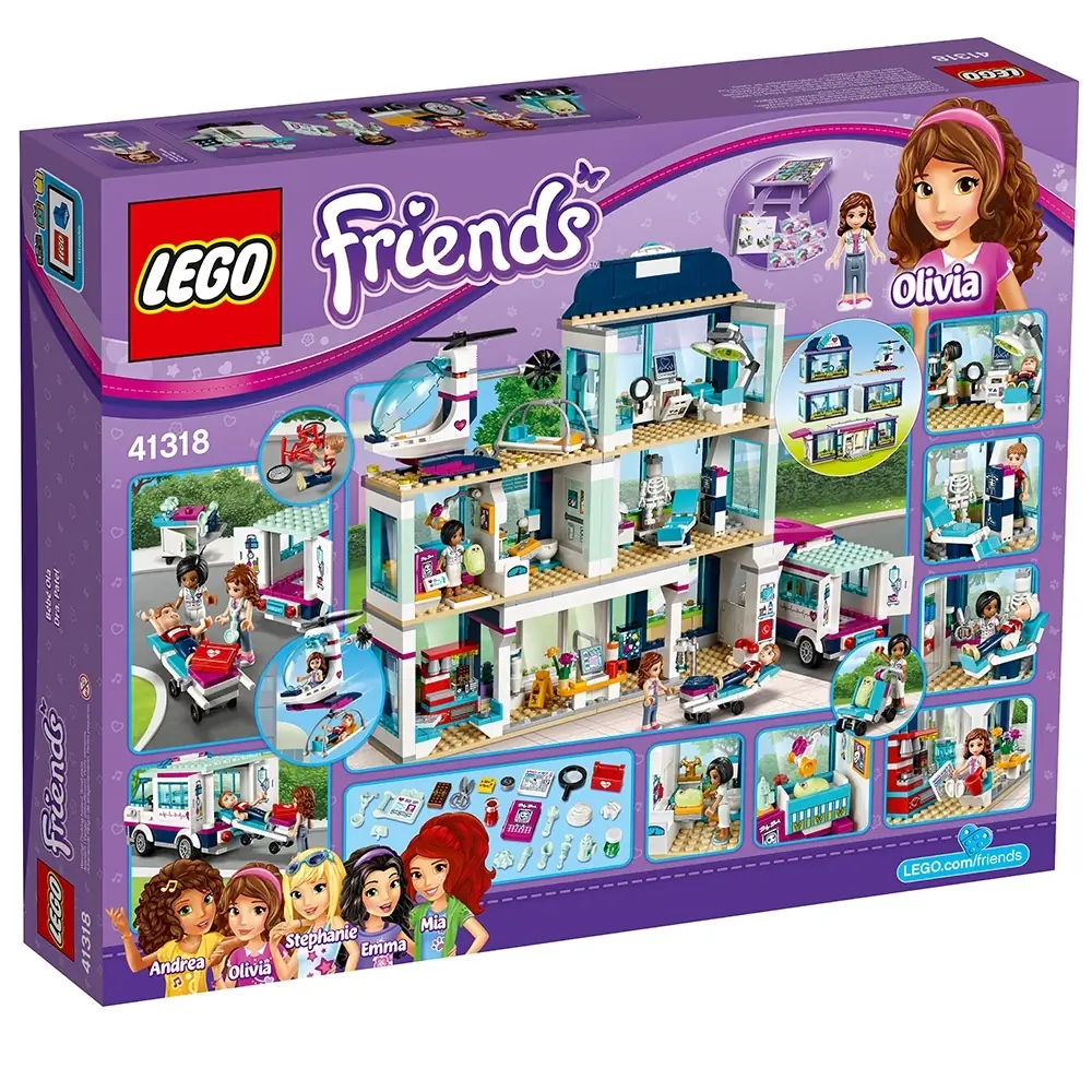 LEGO Friends Heartlake Hospital • Set 41318 • SetDB