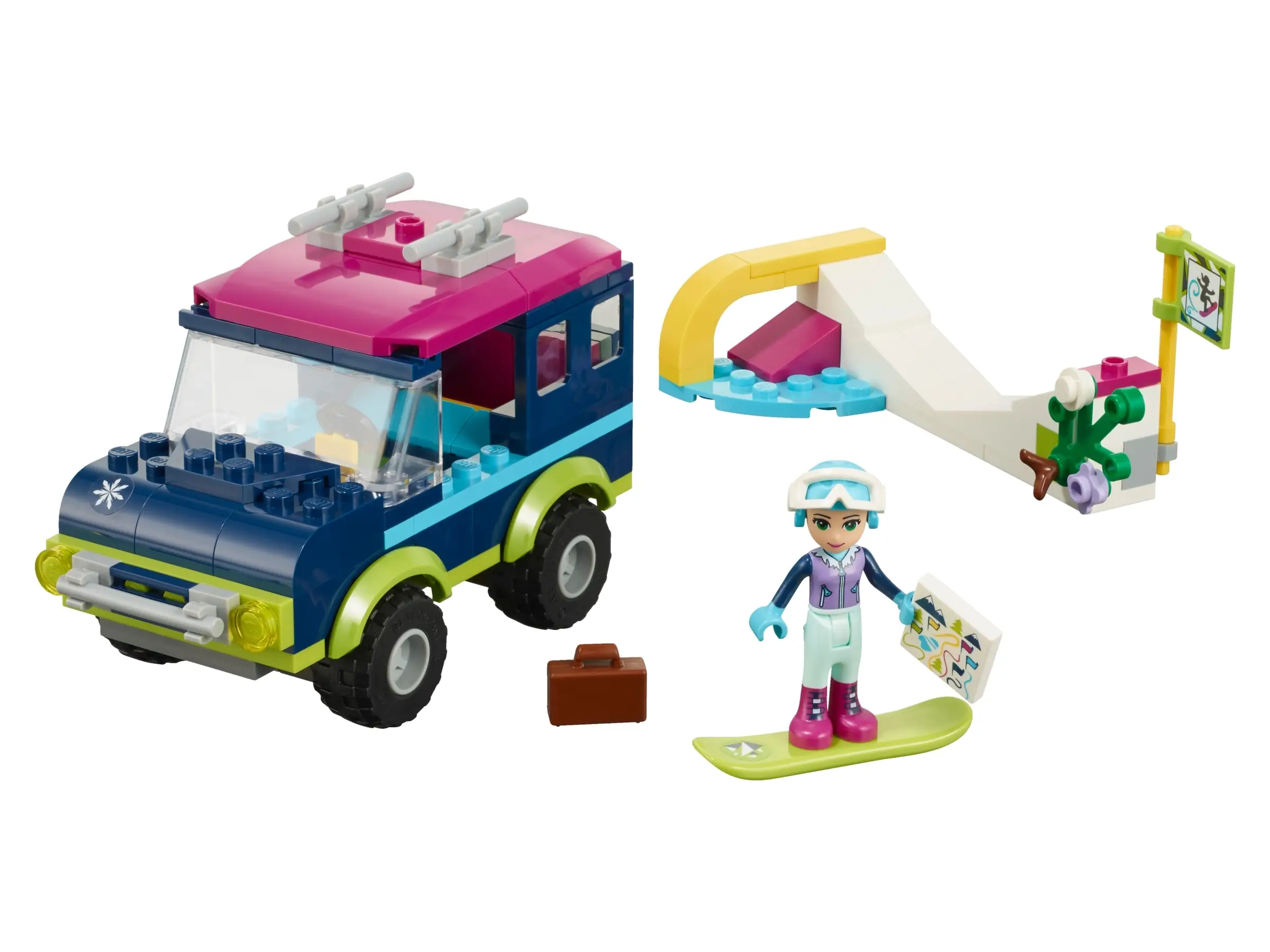 LEGO Friends Snow Resort Off Roader Set 41321 SetDB