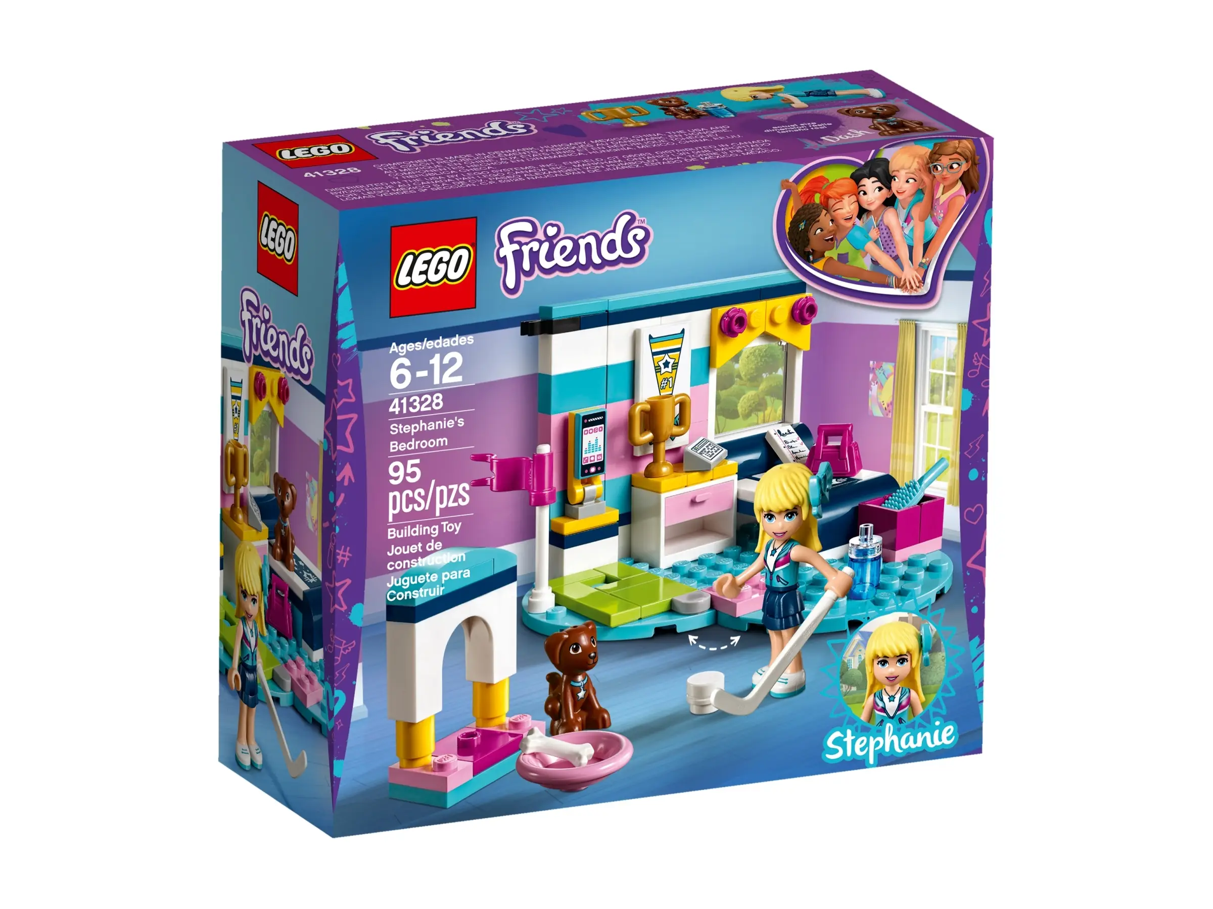 LEGO Friends Stephanie s Bedroom Set 41328 SetDB