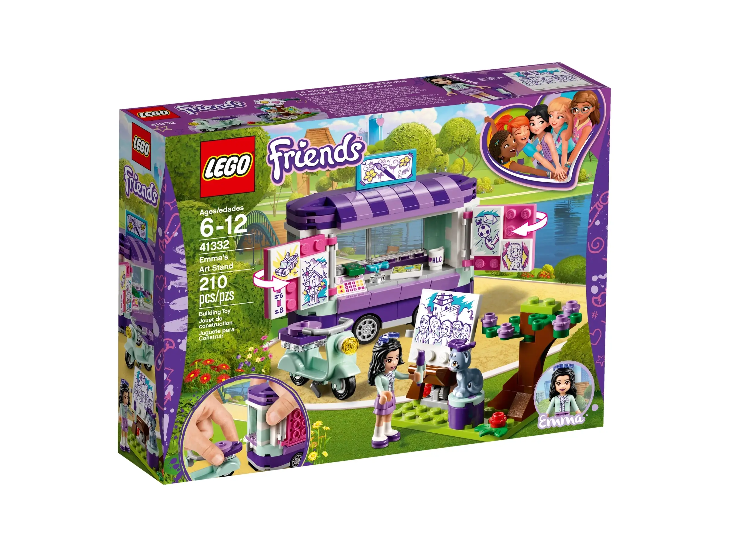 LEGO Friends Emma's Art Stand • Set 41332 • SetDB