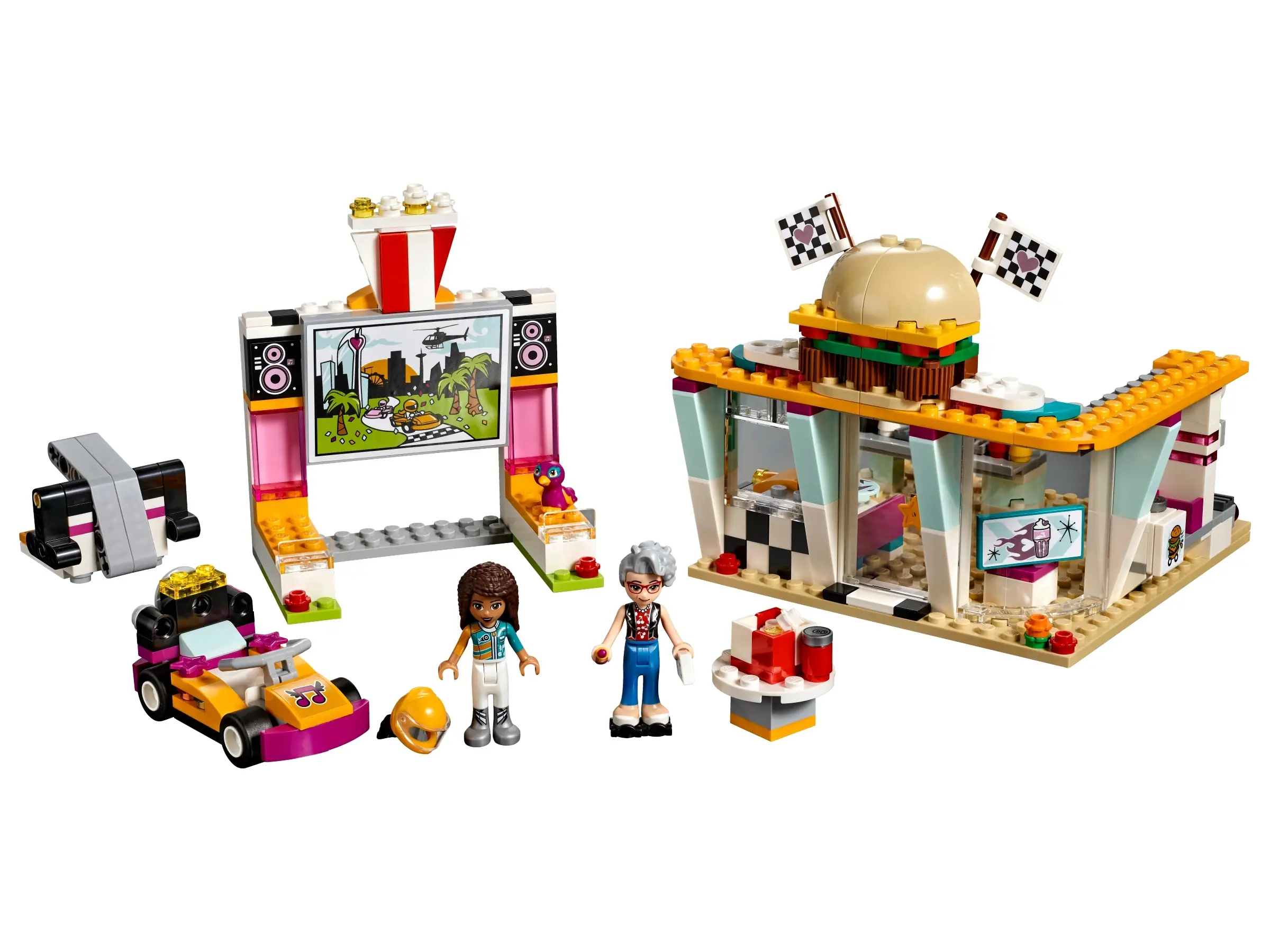 りーこ LEGO Friends Drifting Diner • Set 41349 • SetDB