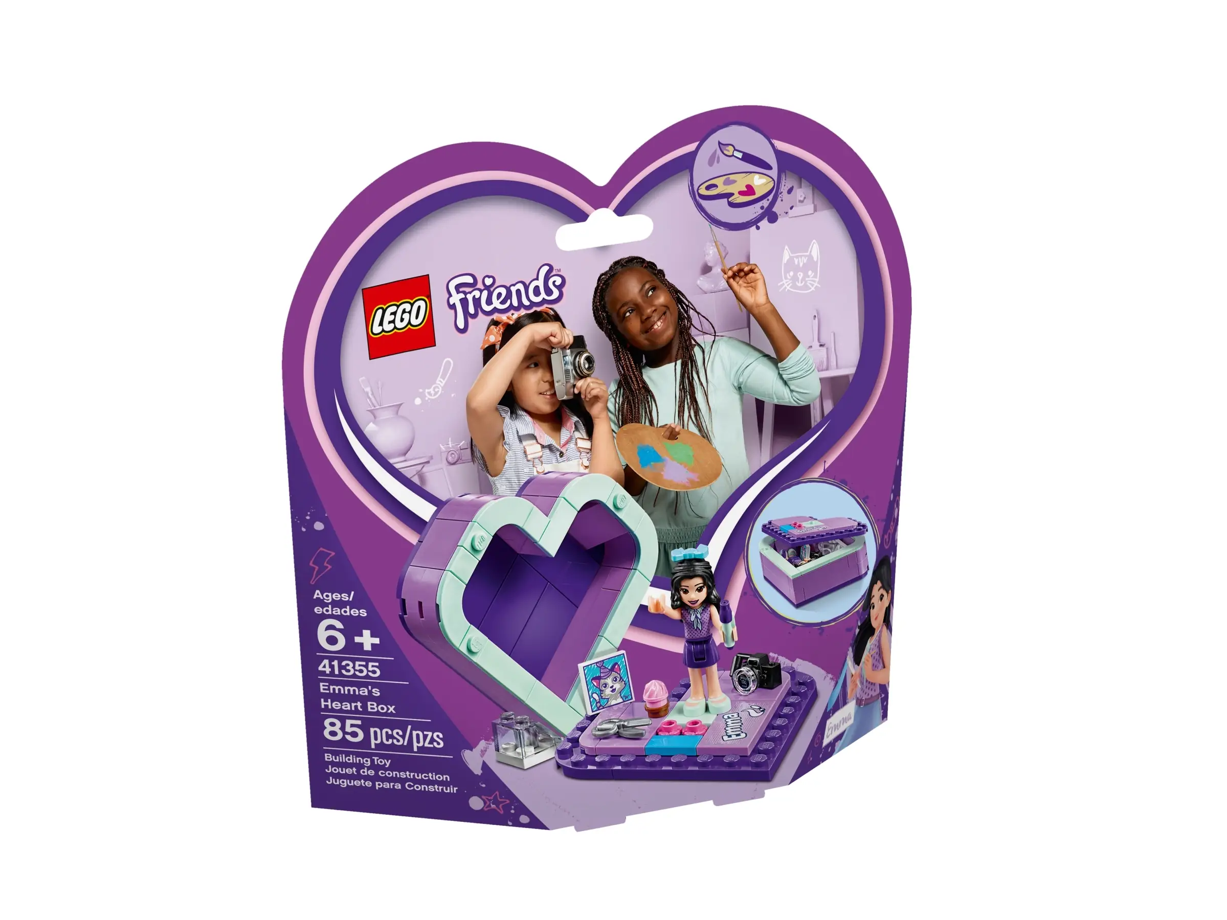 Lego friends emma heart box hotsell