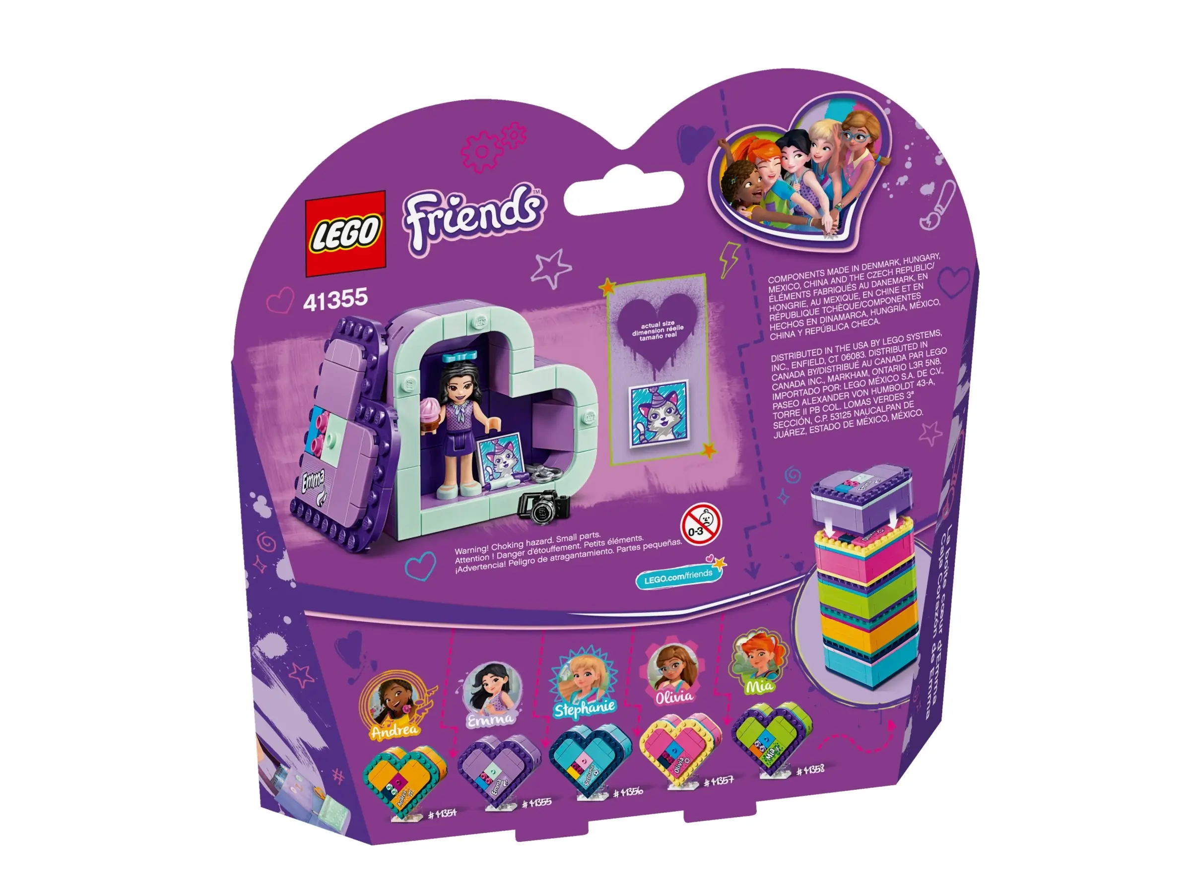 小物 emma LEGO Friends Emma's Heart Box • Set 41355 • SetDB