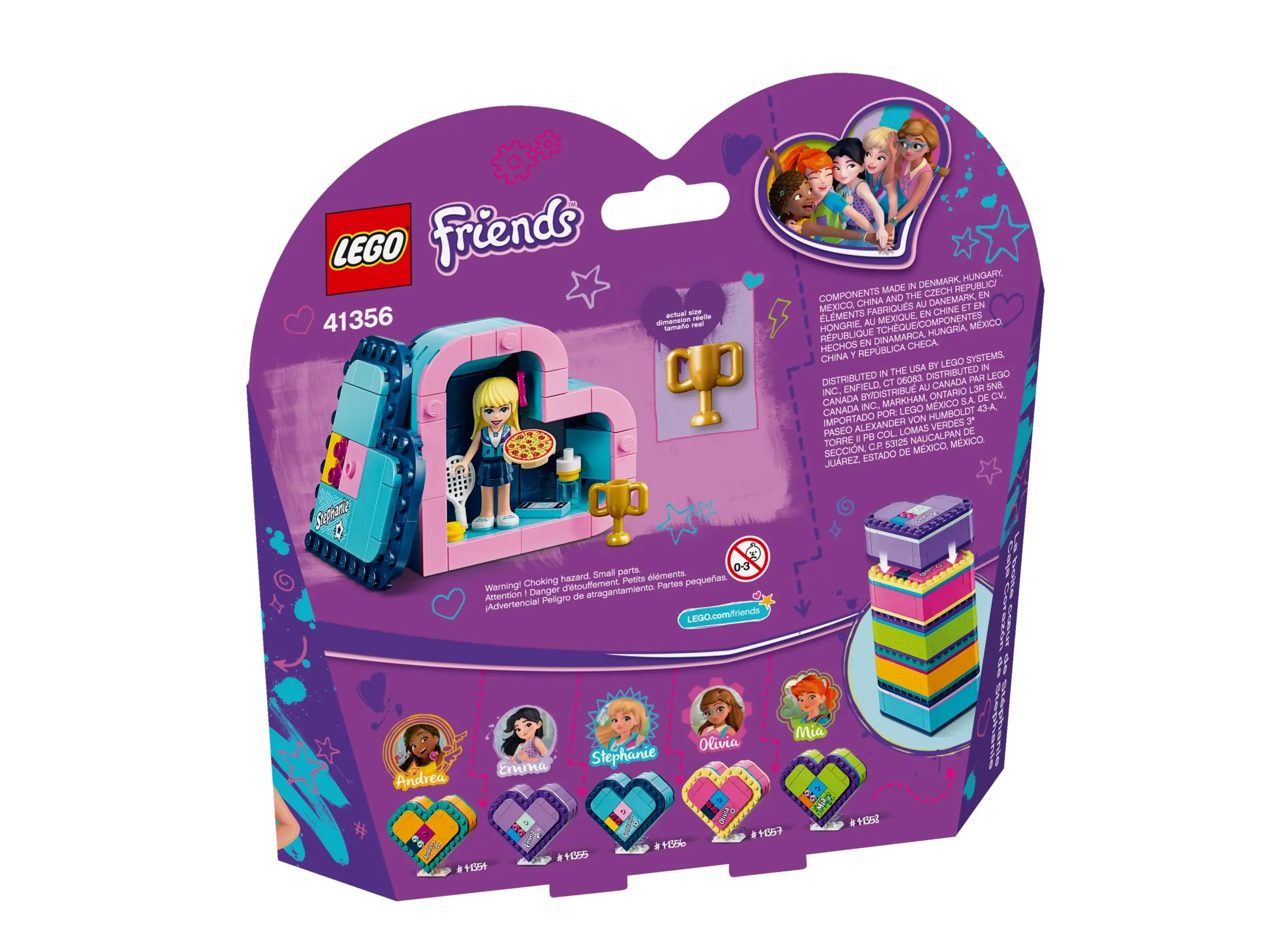 LEGO Friends Stephanie's Heart Box • Set 41356 • SetDB