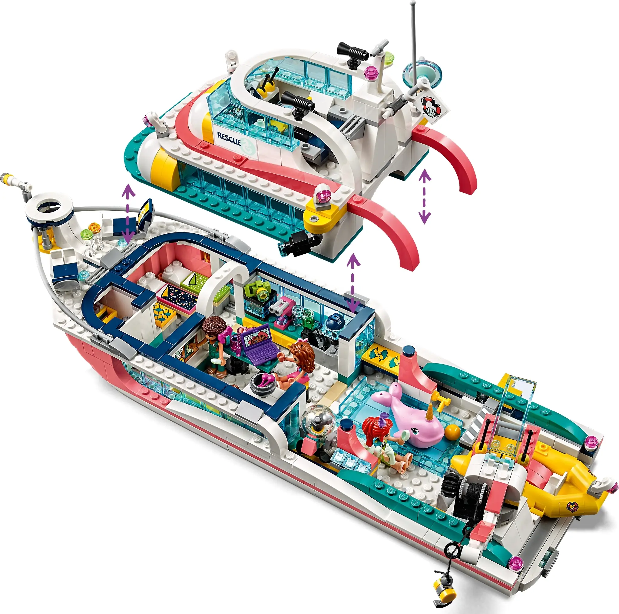 Lego friends boat rescue sale