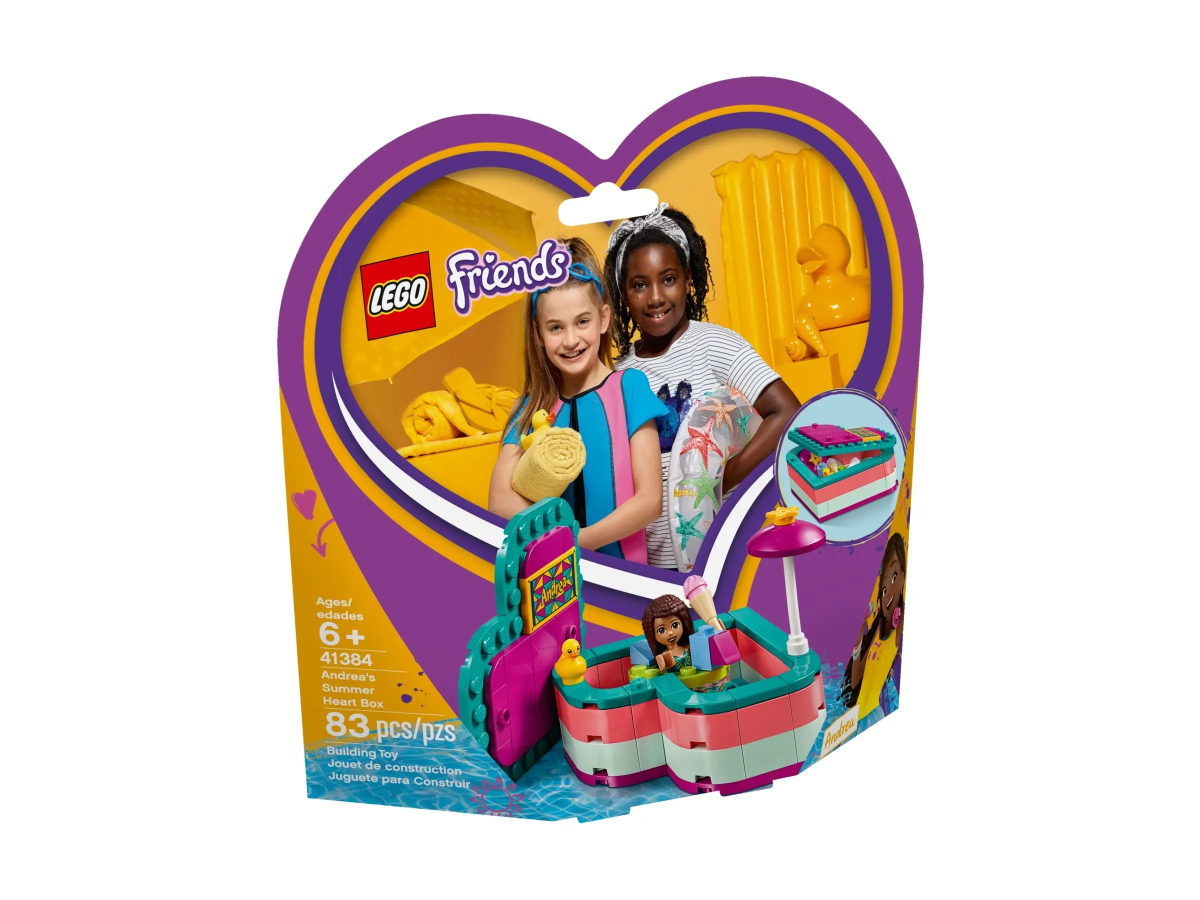 LEGO Friends Andrea's Summer Heart Box • Set 41384