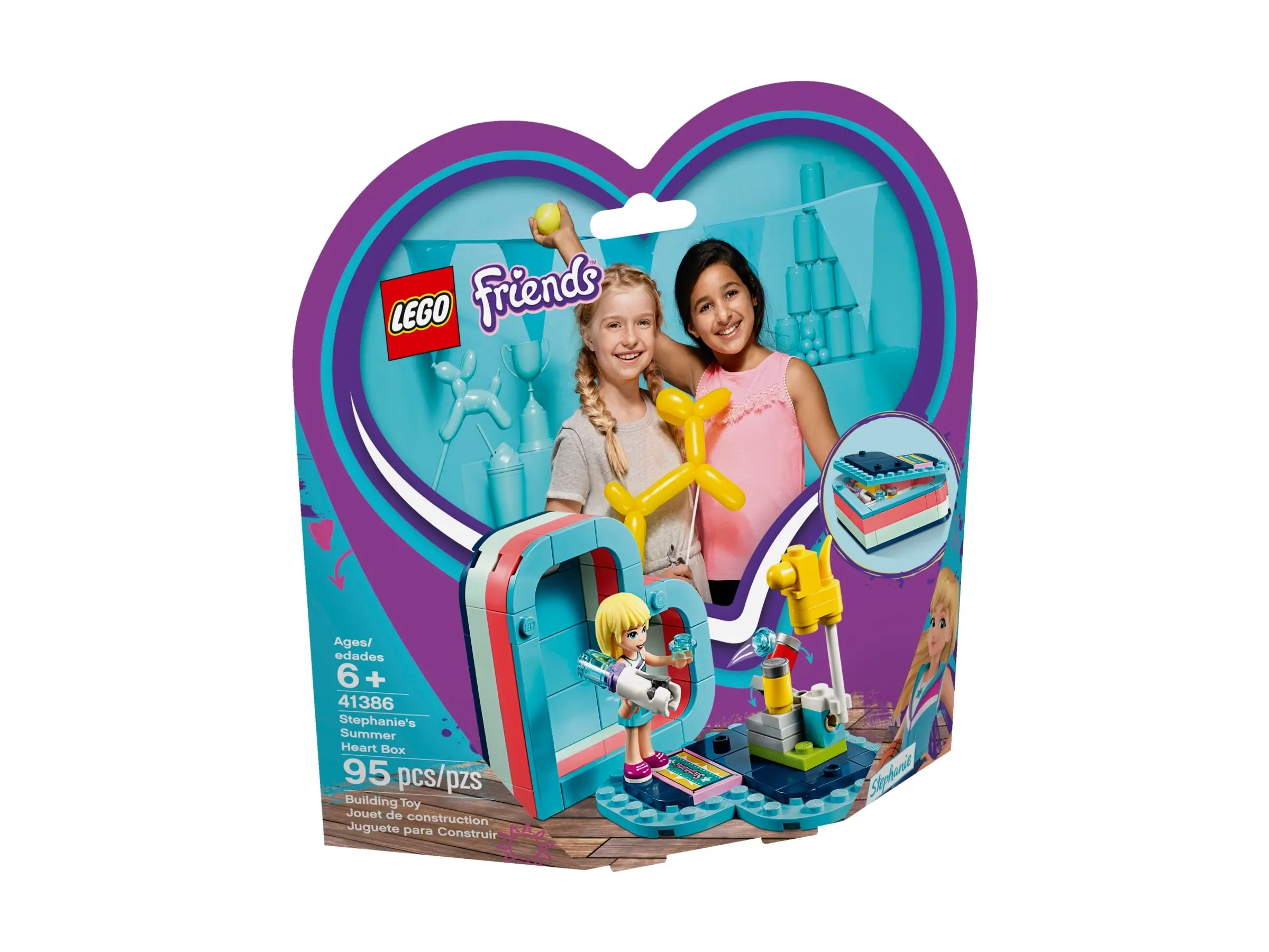 LEGO Friends Stephanie's Summer Heart Box • Set 41386
