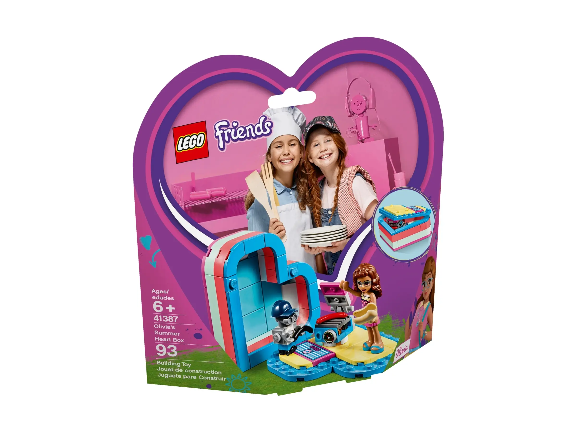 LEGO Friends Olivia's Summer Heart Box • Set 41387