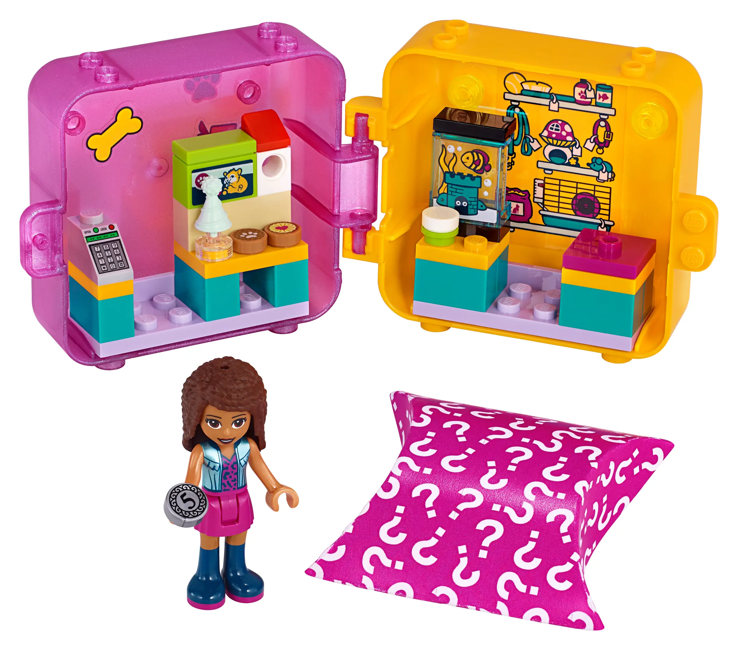 LEGO Friends Andrea s Shopping Play Cube Set 41405