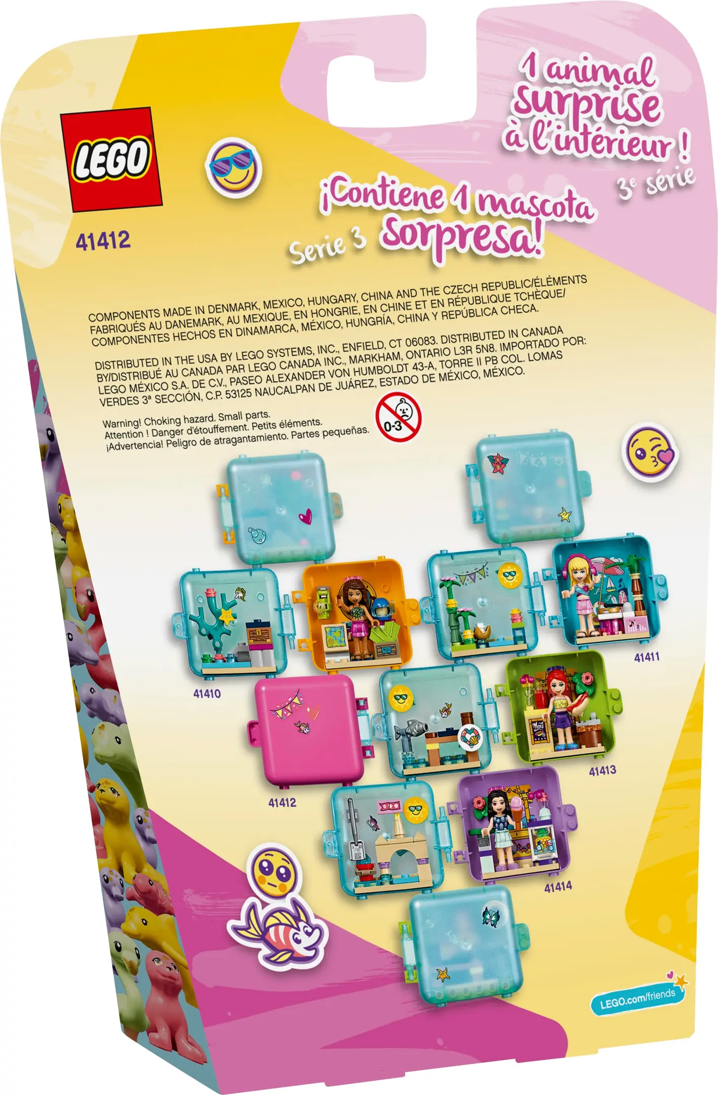 LEGO Friends Olivia's Summer Play Cube • Set 41412
