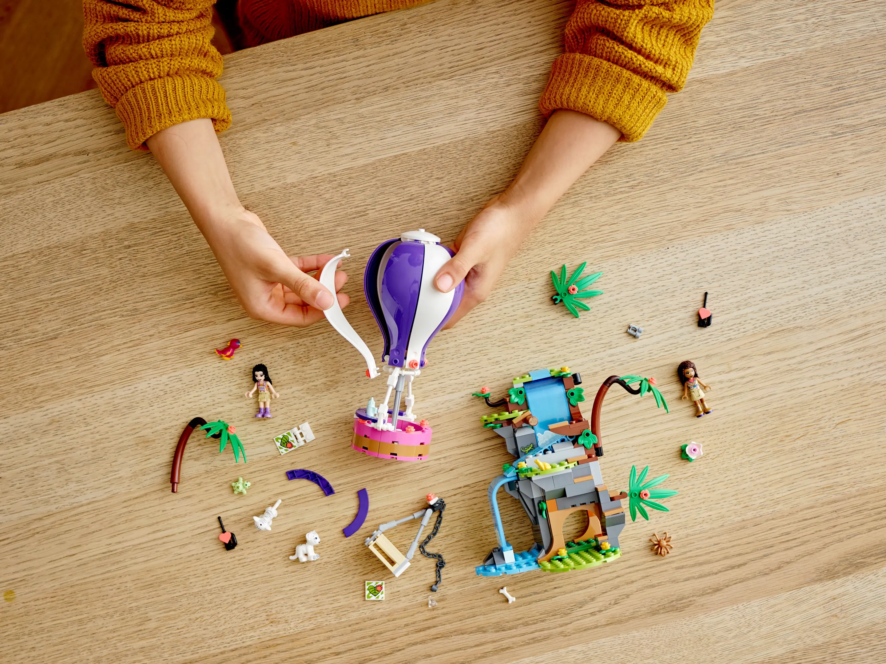 LEGO Friends Tiger Hot Air Balloon Jungle Rescue • Set 41423