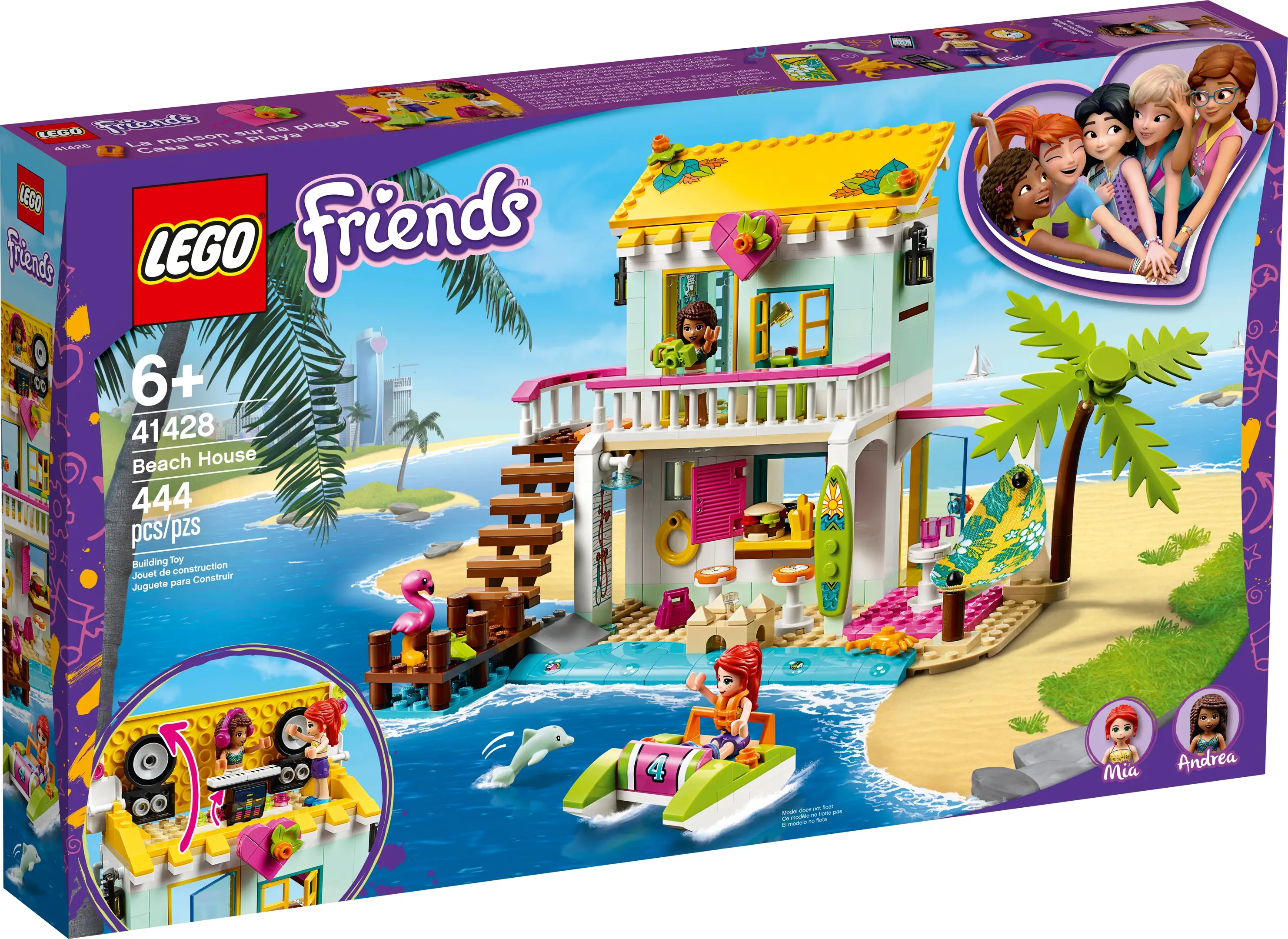 LEGO Friends Beach House • Set 41428 • SetDB