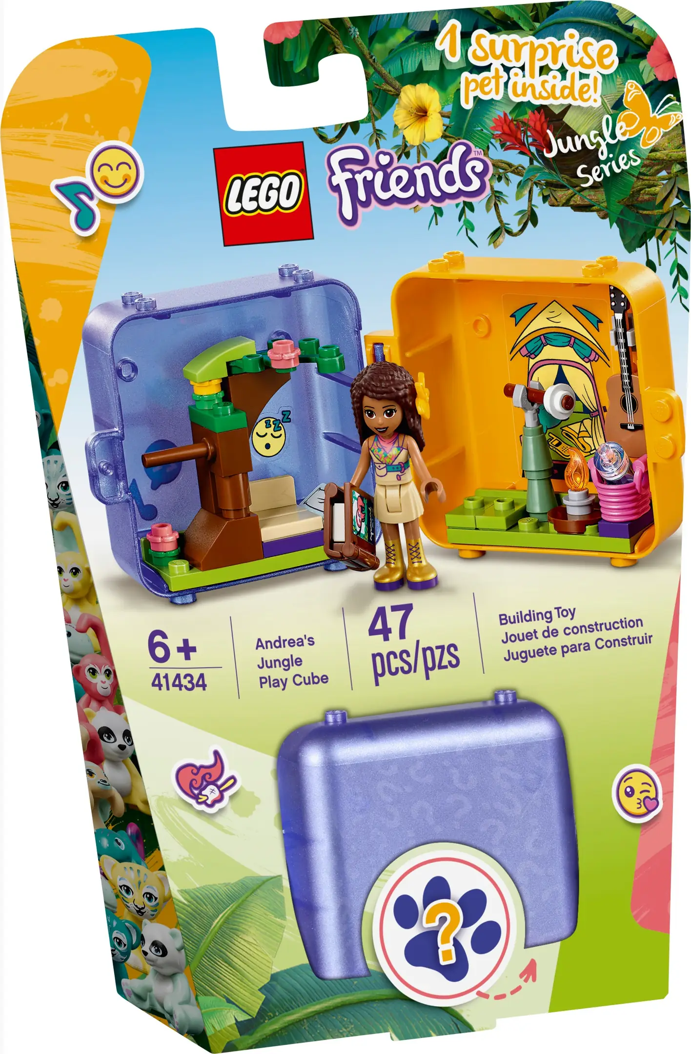 LEGO Friends Andrea's Jungle Play Cube • Set 41434