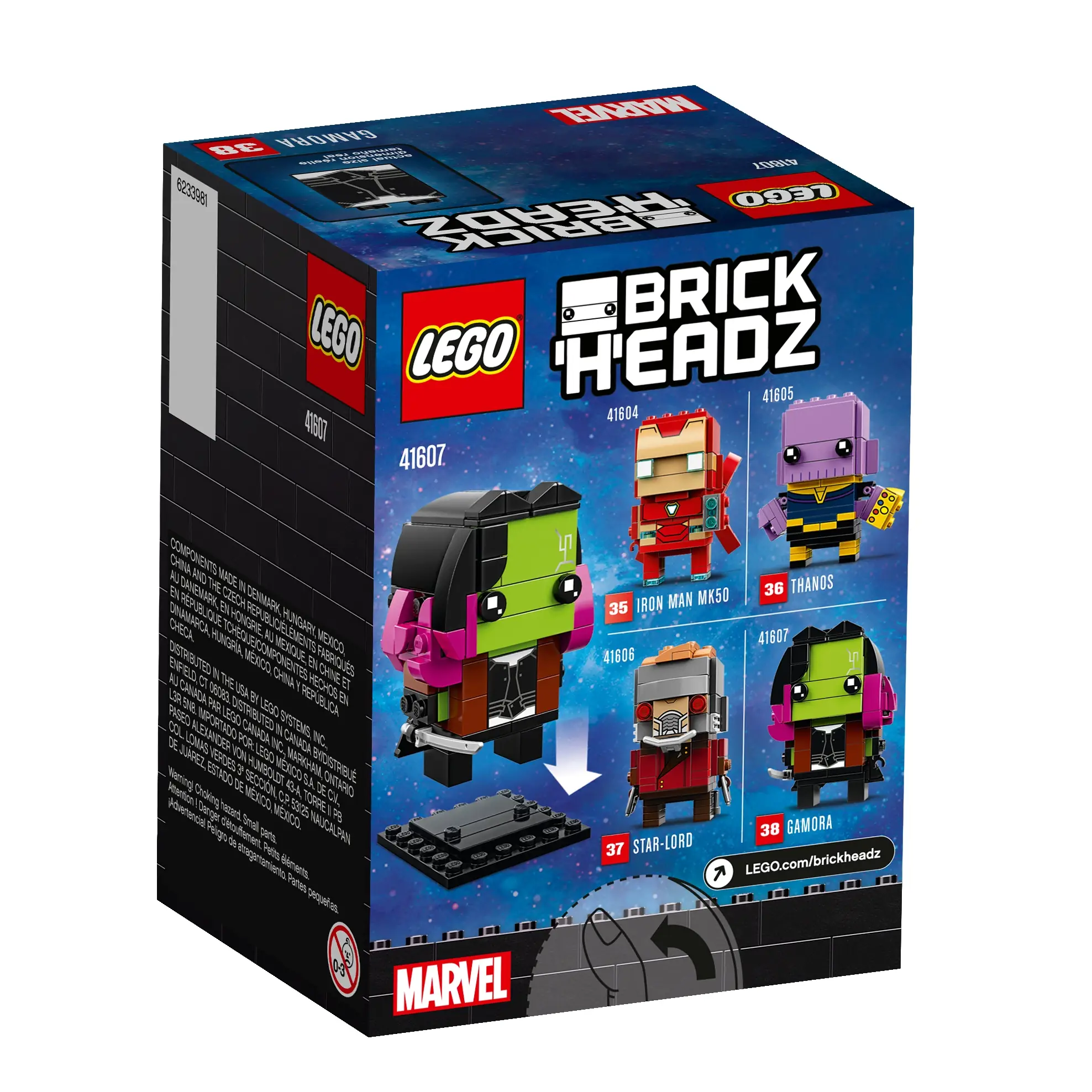 LEGO BrickHeadz Marvel Gamora • Set 41607 • SetDB
