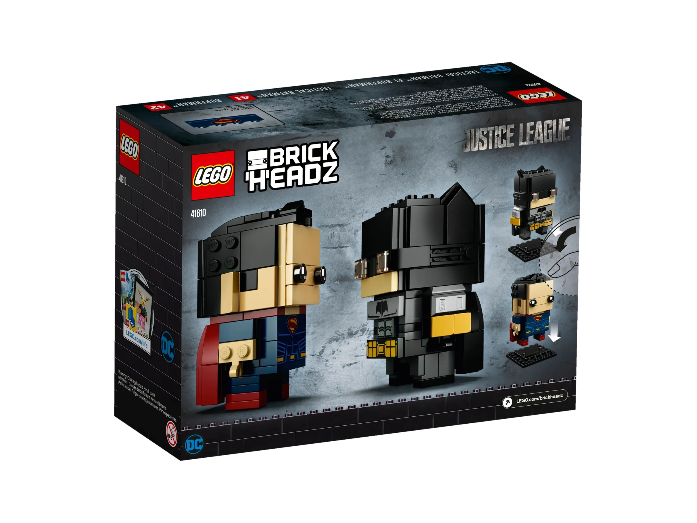 LEGO BrickHeadz Tactical Batman & Superman • Set 41610
