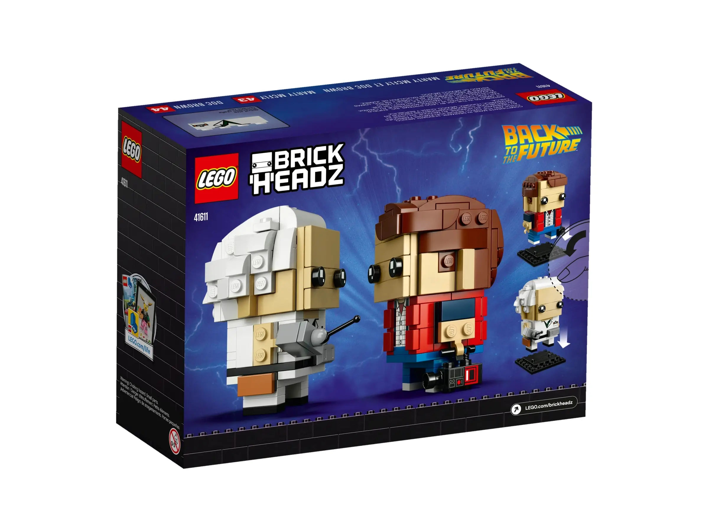 LEGO BrickHeadz Marty McFly Doc Brown Set 41611