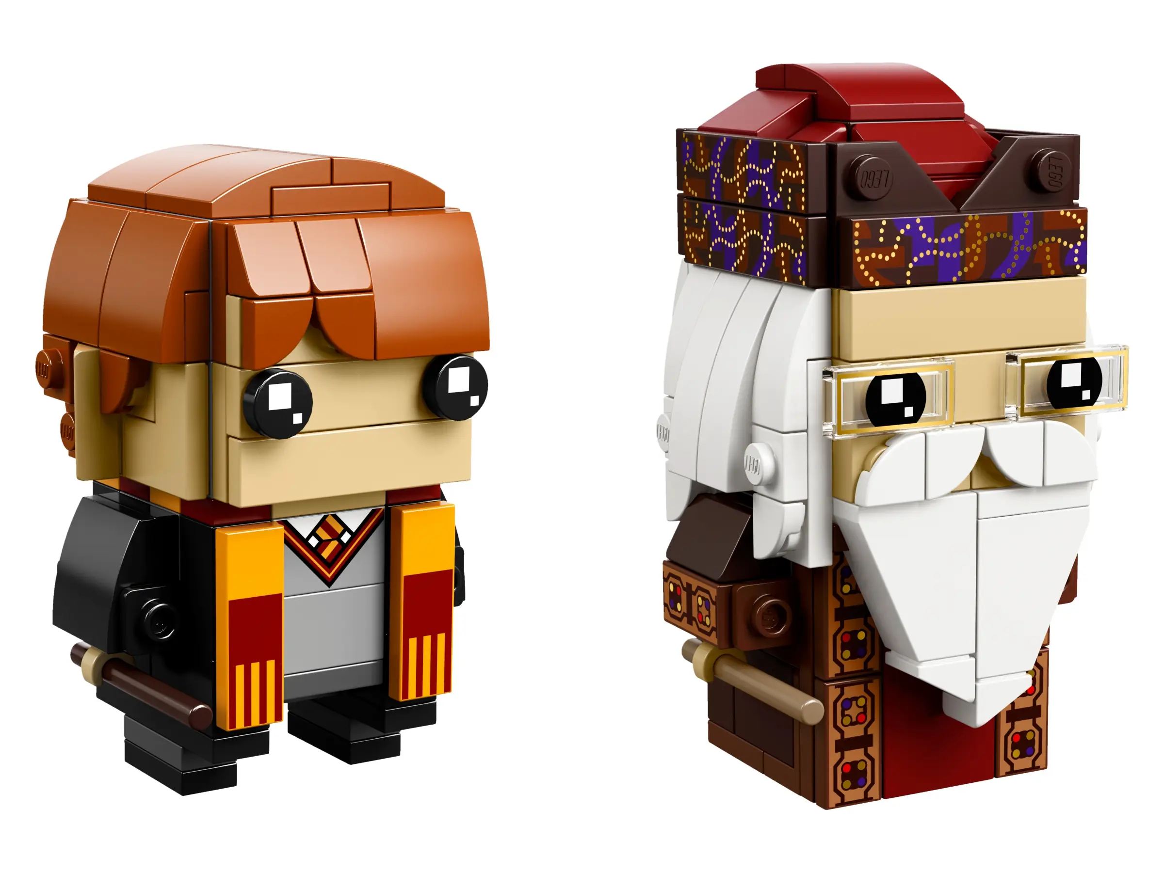 Brickheadz Harry Potter Hedwig,Harry Potter,Ron,Hermione & store Dumbledore