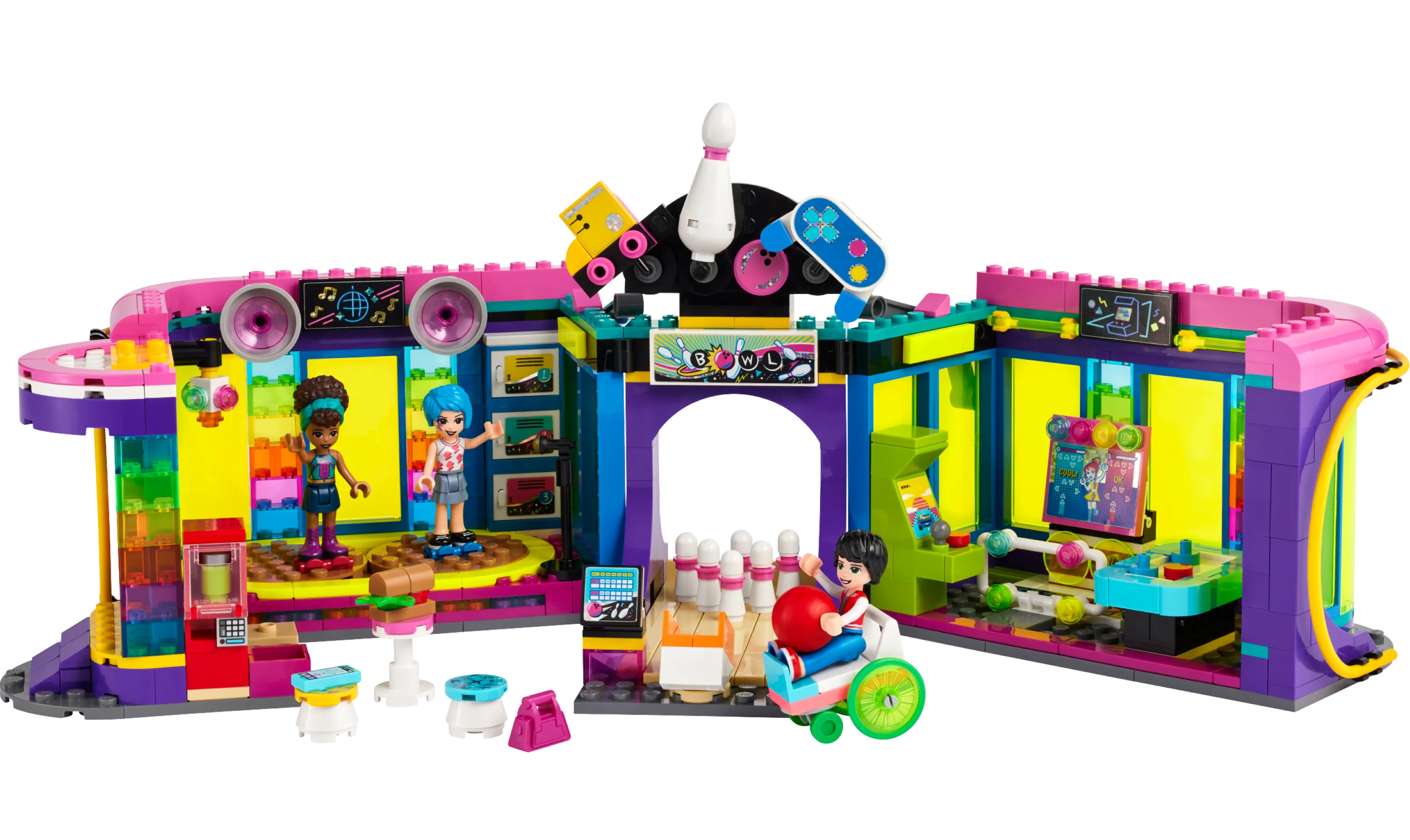 LEGO Friends Roller Disco Arcade • Set 41708 • SetDB