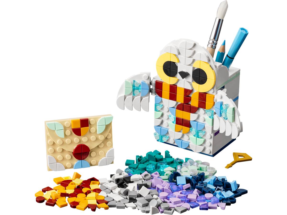 LEGO DOTS Hedwig Pencil Holder • Set 41809 • SetDB