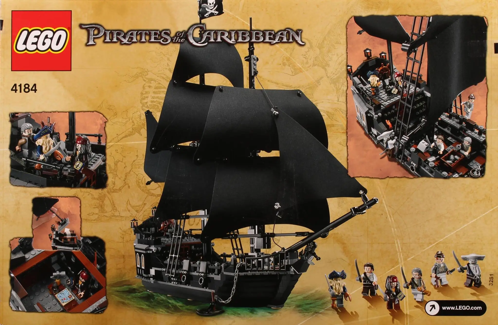 LEGO Pirates of the Caribbean The Black Pearl • Set 4184