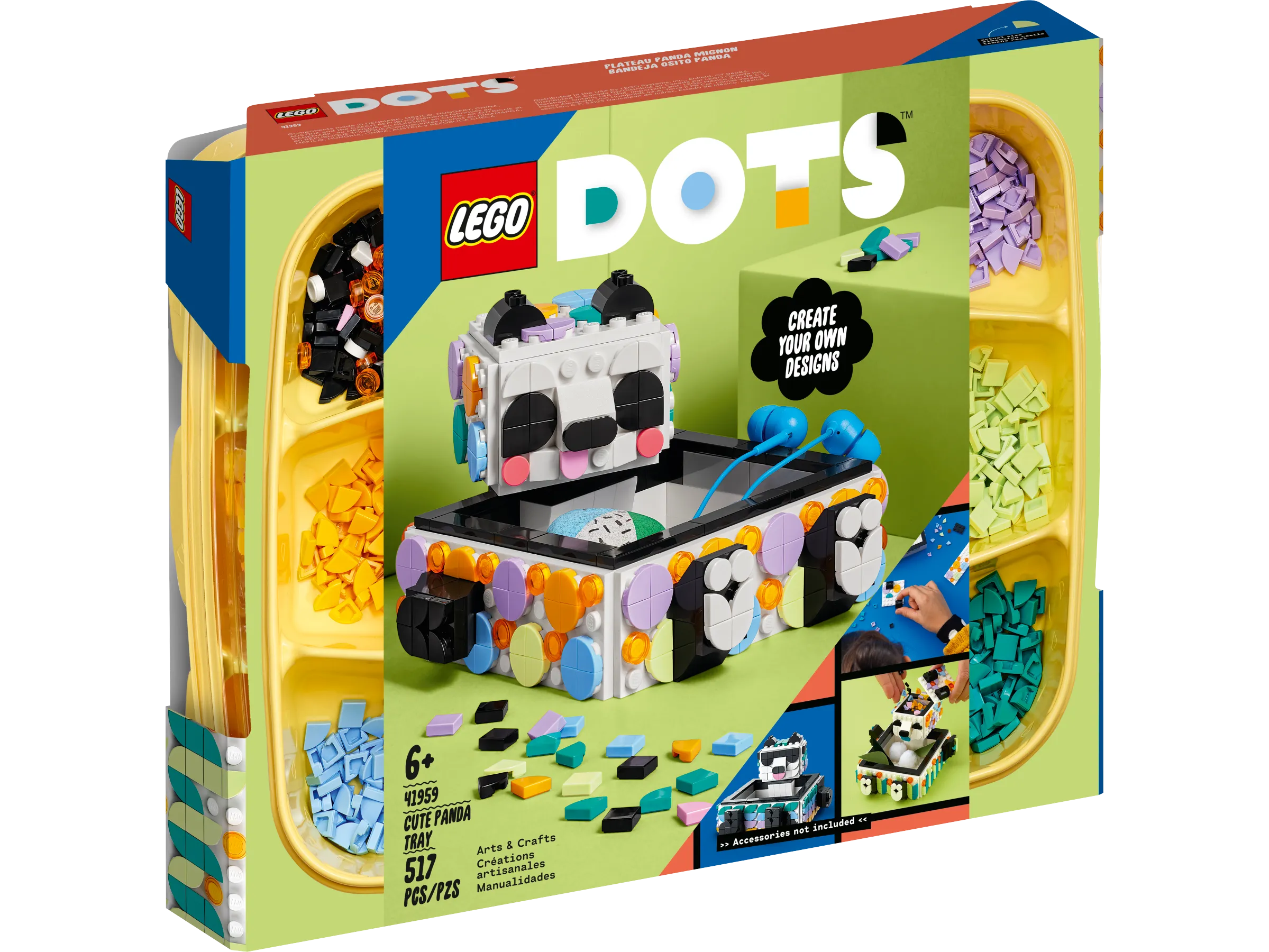 LEGO DOTS Cute Panda Tray • Set 41959 • SetDB