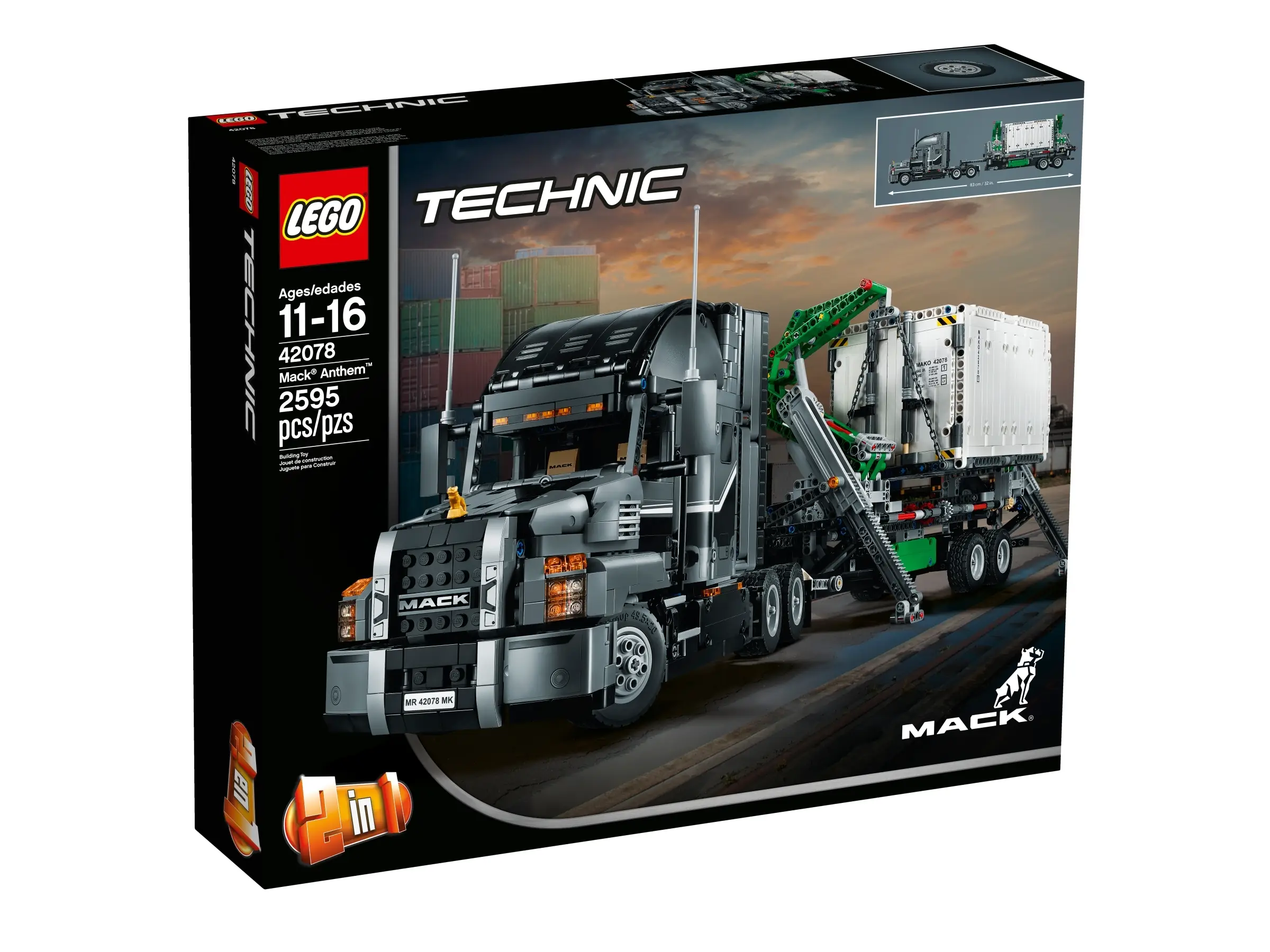 LEGO Technic Mack Anthem • Set 42078 • SetDB